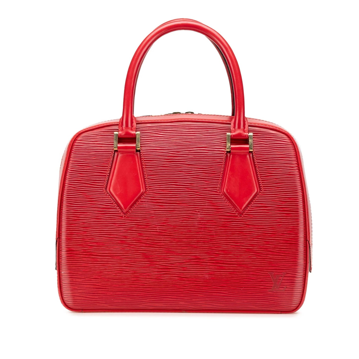 Red Louis Vuitton Epi Sablons Handbag
