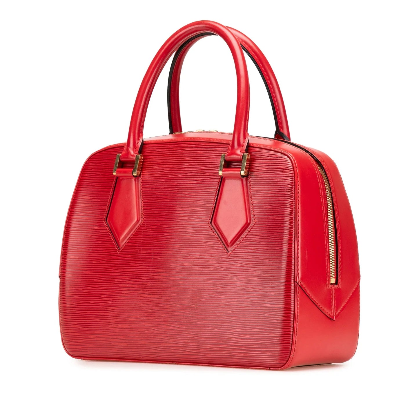 Red Louis Vuitton Epi Sablons Handbag