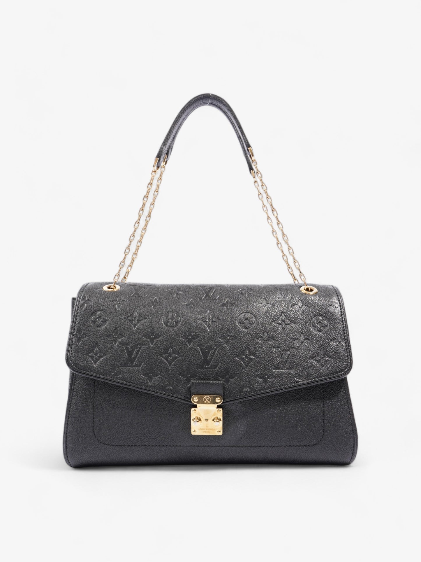 Louis Vuitton St Germain MM Black Empreinte Leather