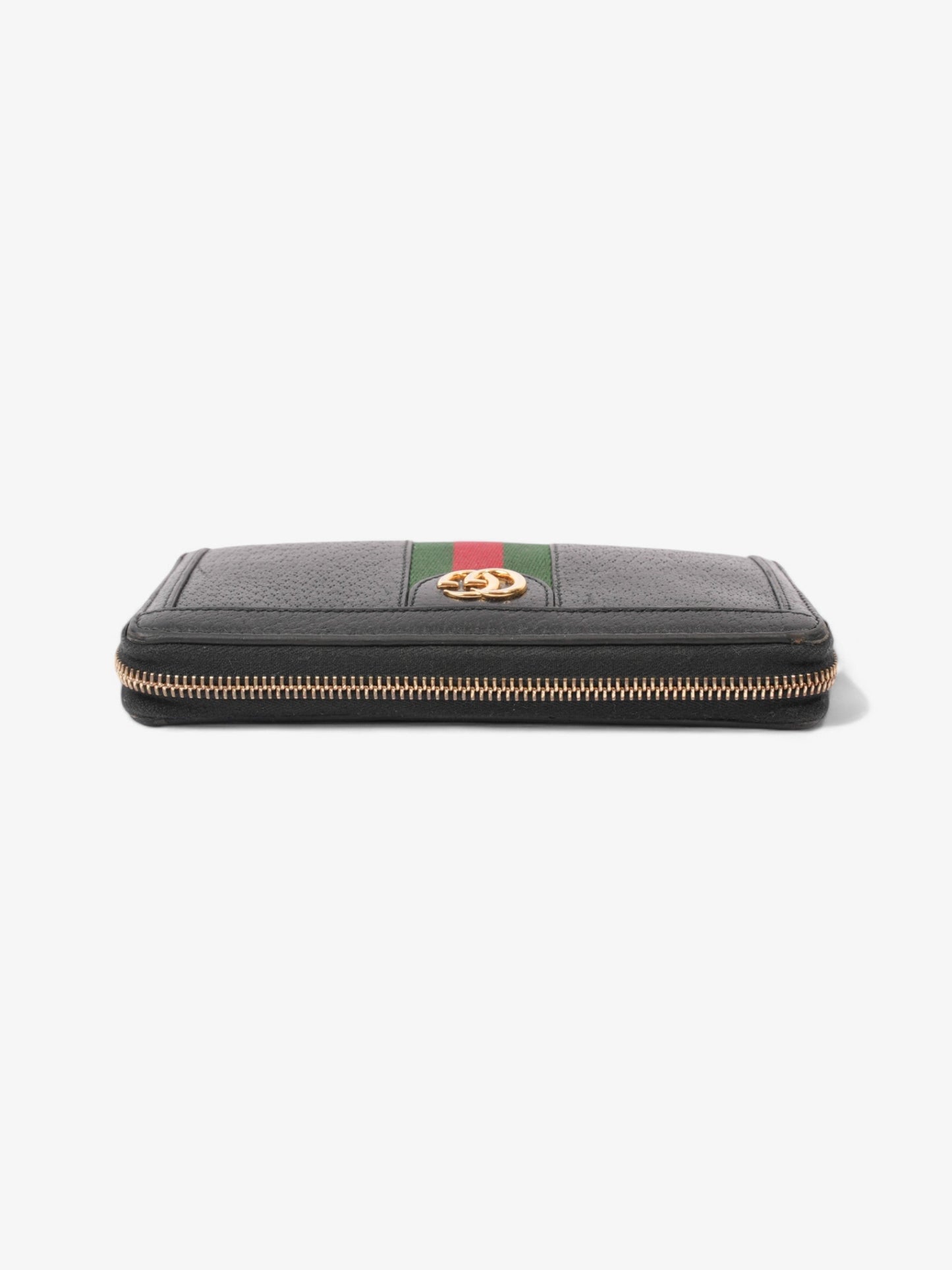 Gucci Continental Wallet Black / Red / Green Leather