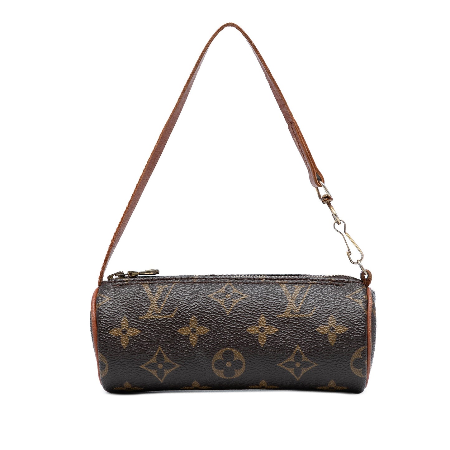 Brown Louis Vuitton Monogram Papillon Pochette Handbag