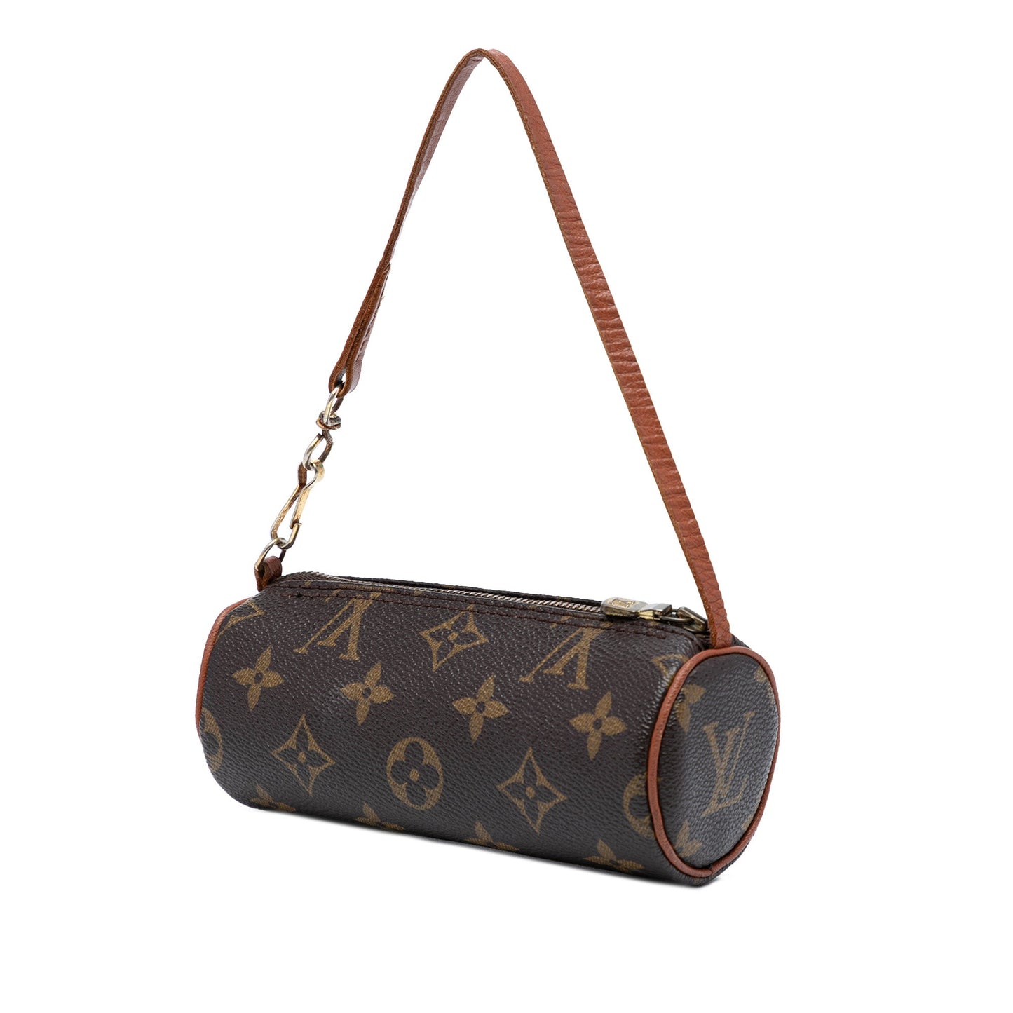 Brown Louis Vuitton Monogram Papillon Pochette Handbag