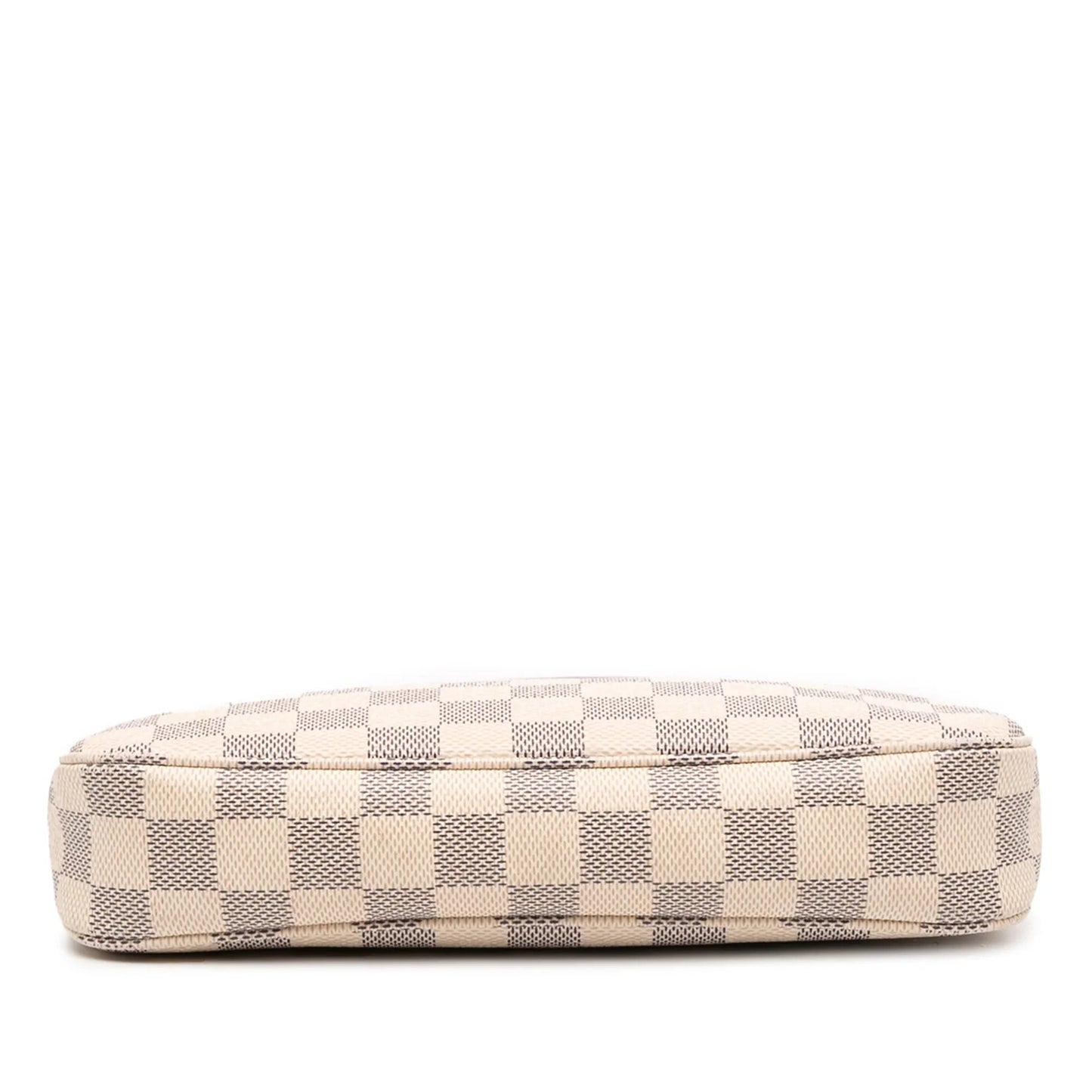 White Louis Vuitton Damier Azur Pochette Accessoires Shoulder Bag