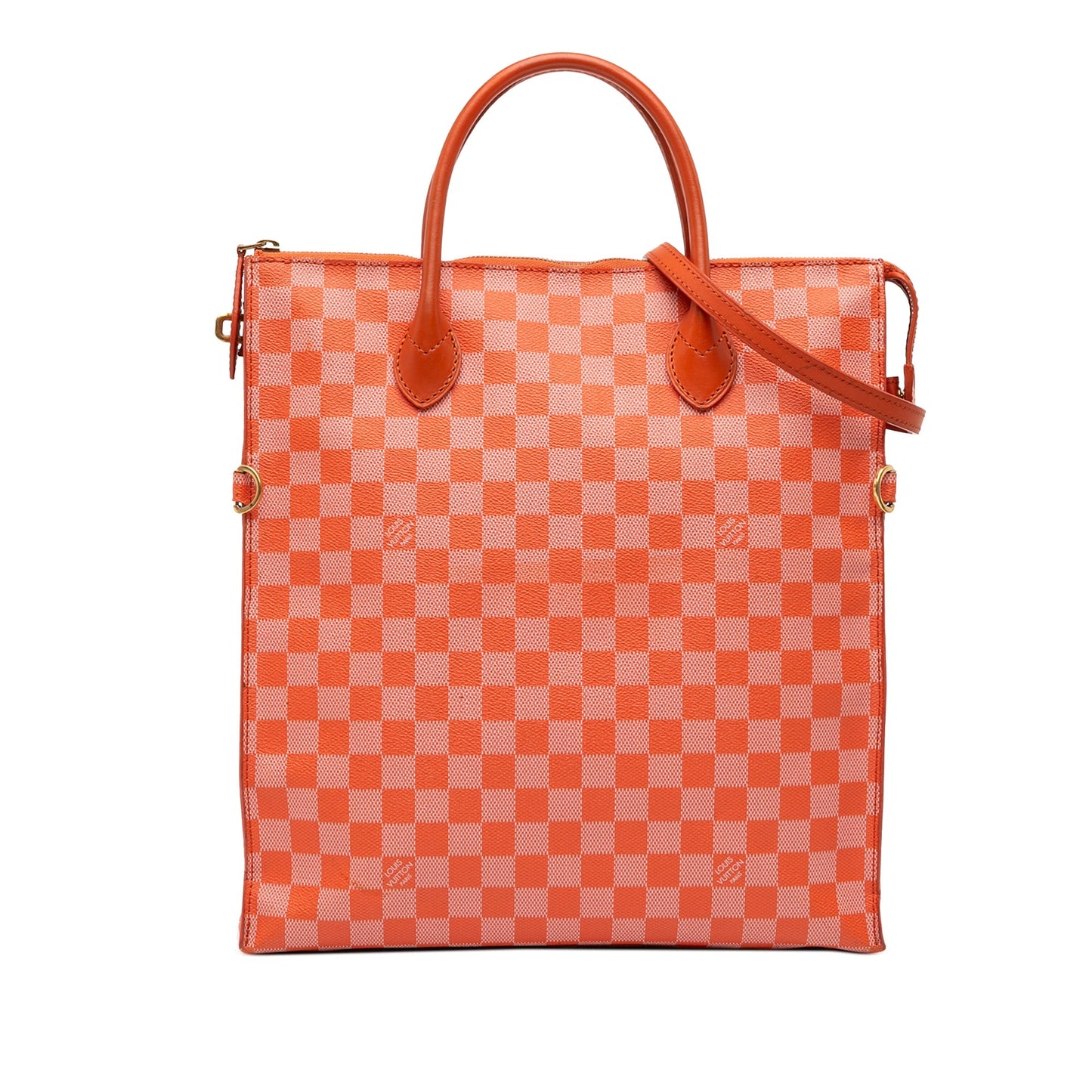 Orange Louis Vuitton Damier Couleurs Mobil Piment Satchel