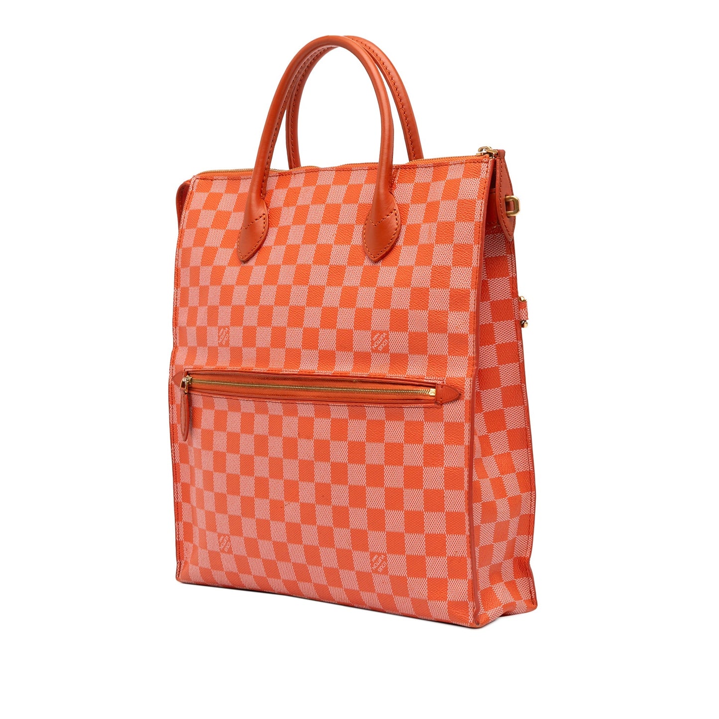 Orange Louis Vuitton Damier Couleurs Mobil Piment Satchel