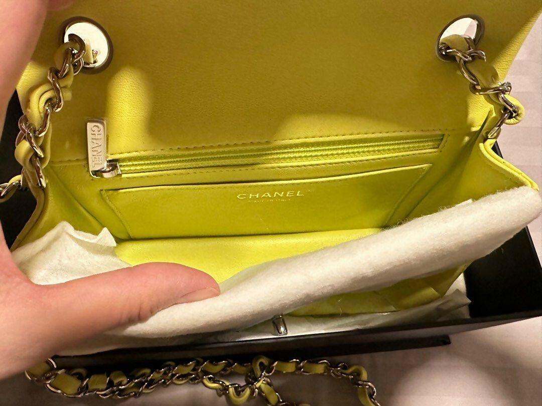Chanel Mini Neon Flap Bag