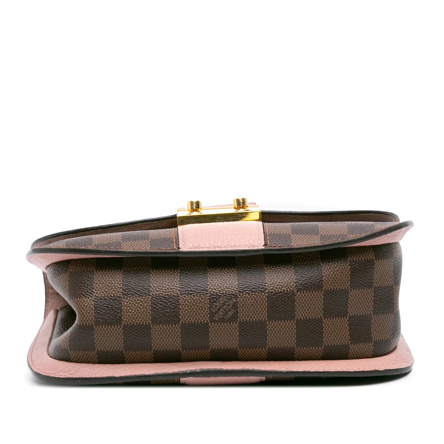Brown Louis Vuitton Damier Ebene Cuir Taurillon Wight Shoulder Bag