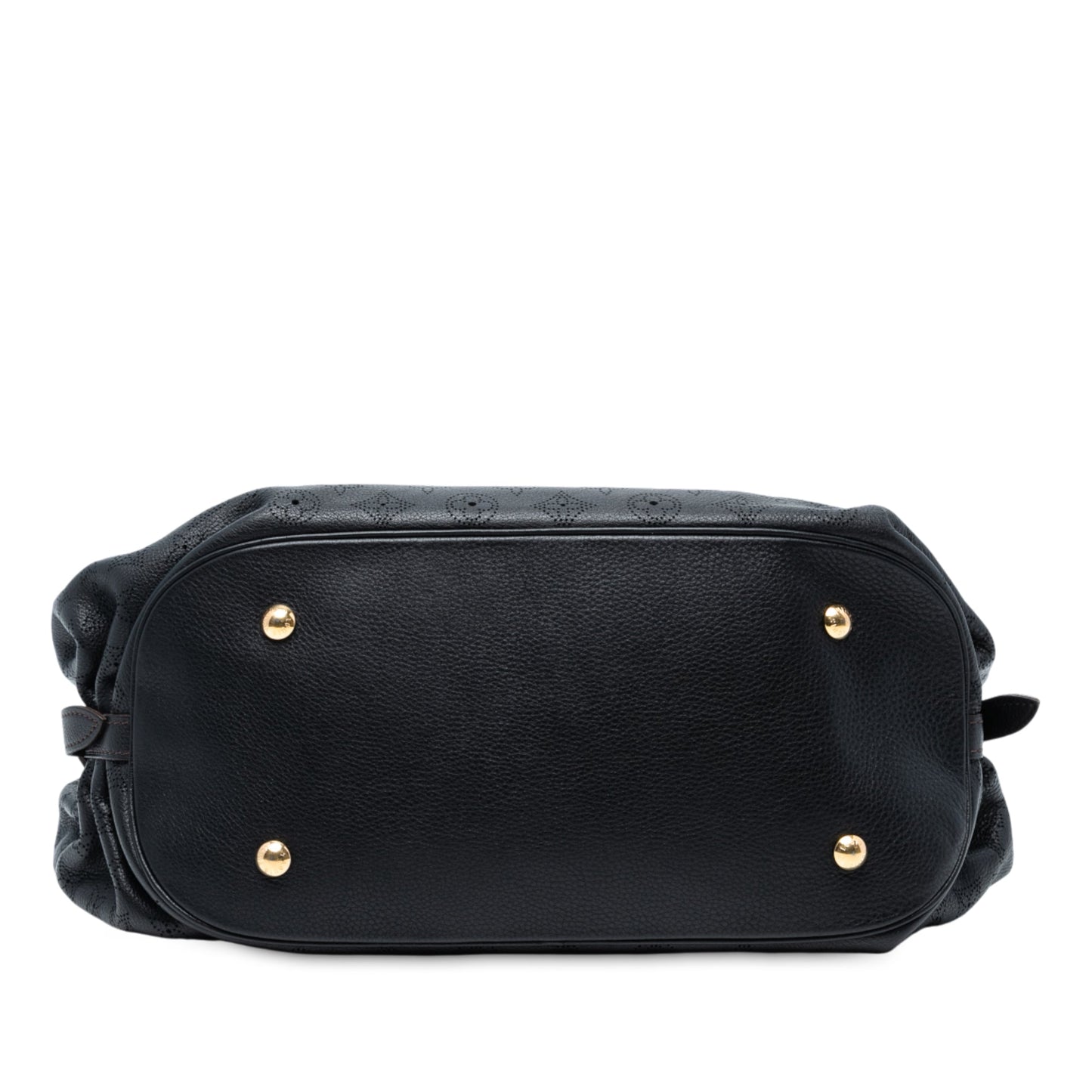 Black Louis Vuitton Monogram Mahina XL Hobo Bag