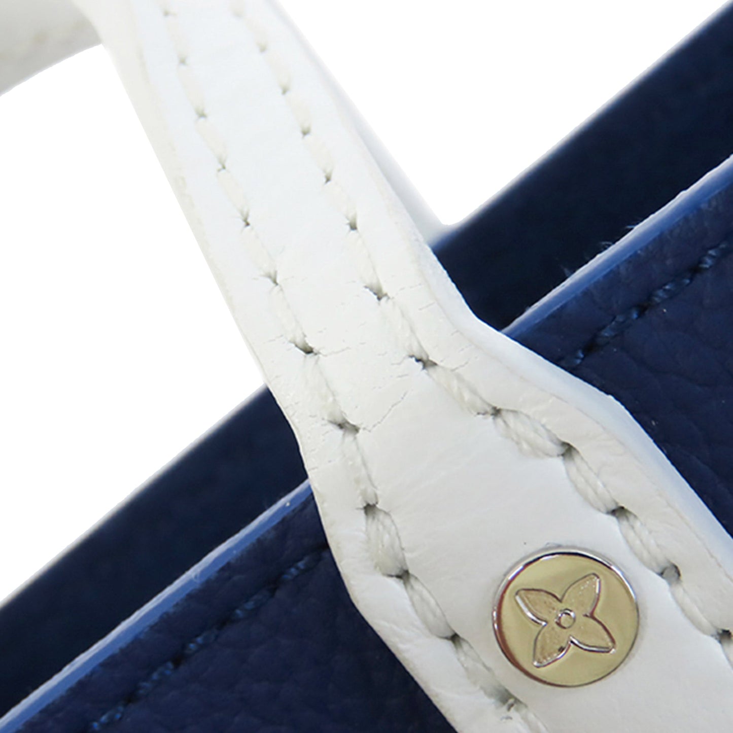 Blue Louis Vuitton Everyday Sac Plat XS Satchel