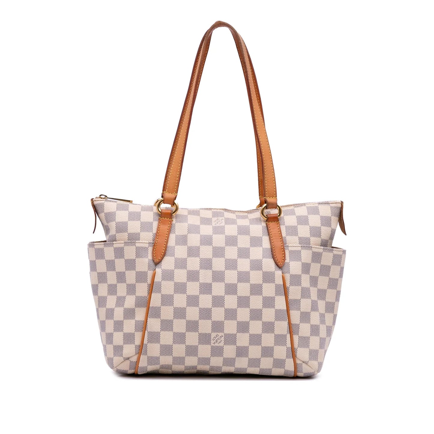White Louis Vuitton Damier Azur Totally PM Tote Bag