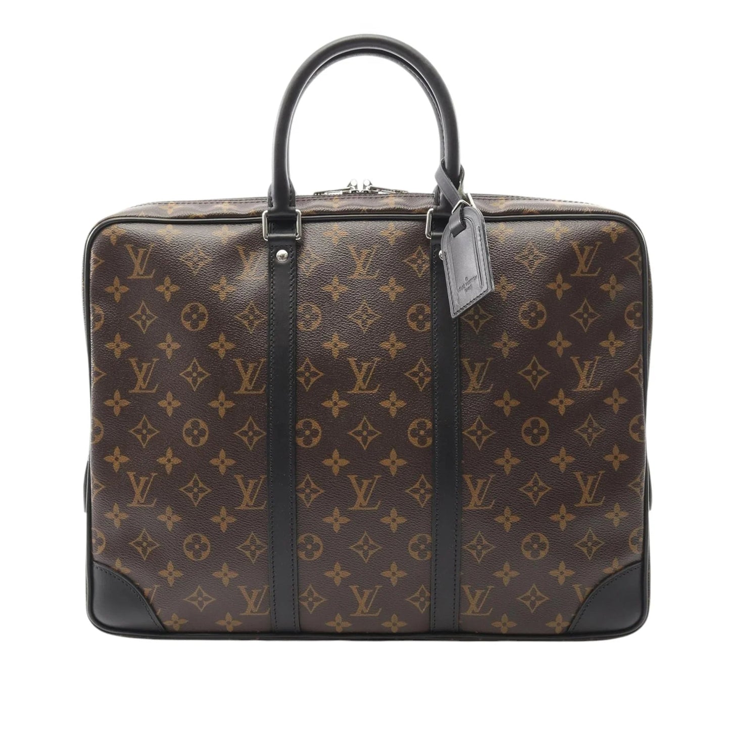 Brown Louis Vuitton Monogram Macassar Porte-Documents Voyage GM Business Bag