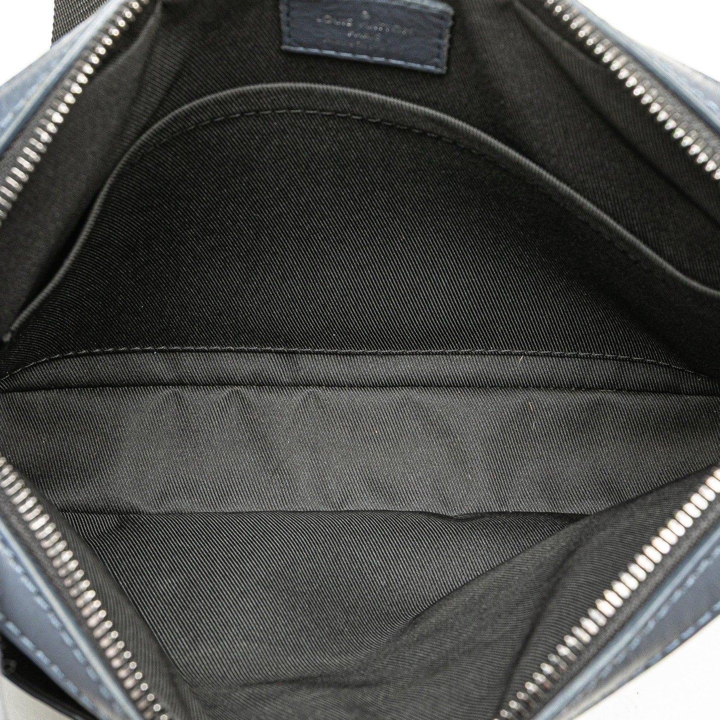 Blue Louis Vuitton Monogram Shadow Duo Messenger Crossbody Bag
