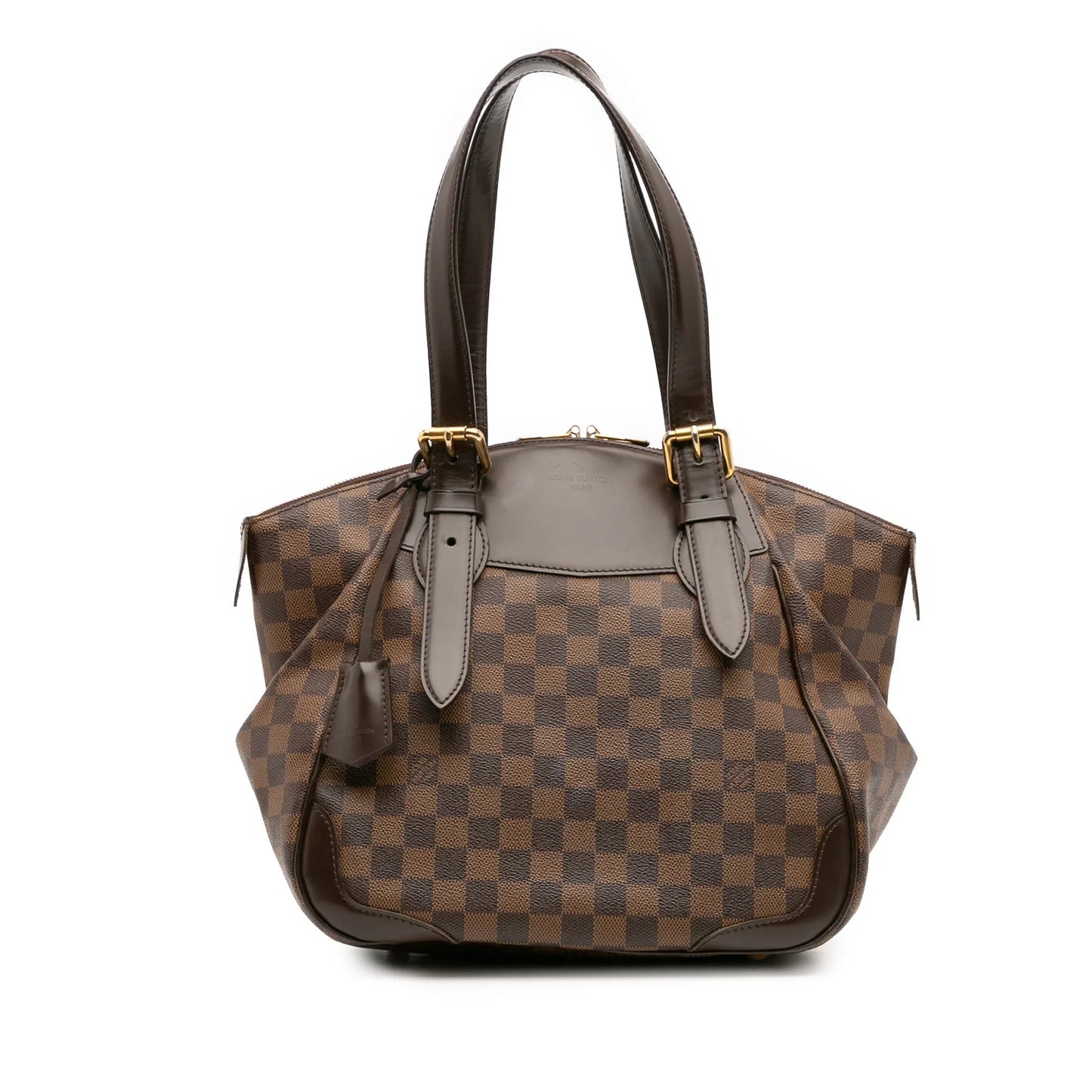 Brown Louis Vuitton Damier Ebene Verona MM Shoulder Bag