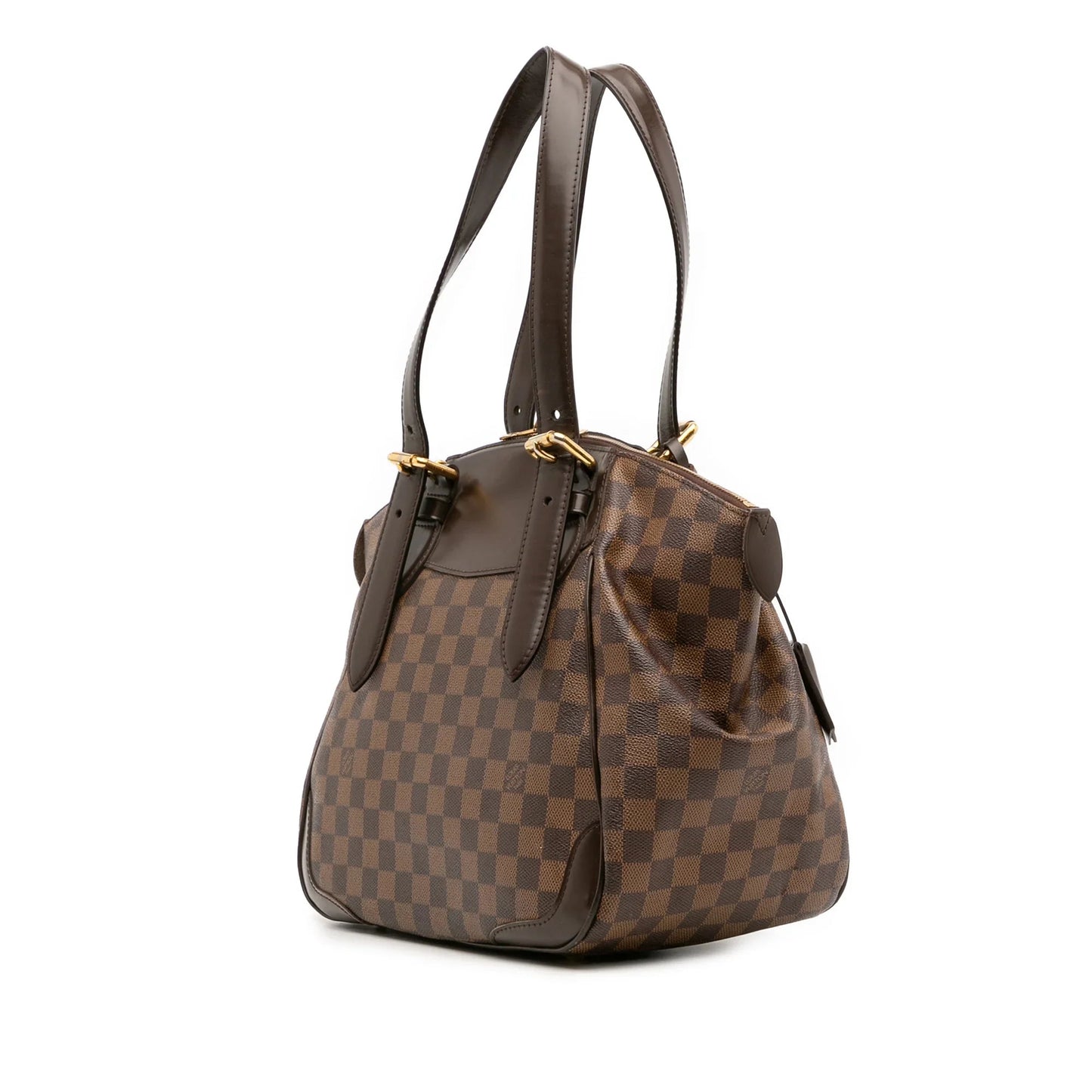 Brown Louis Vuitton Damier Ebene Verona MM Shoulder Bag
