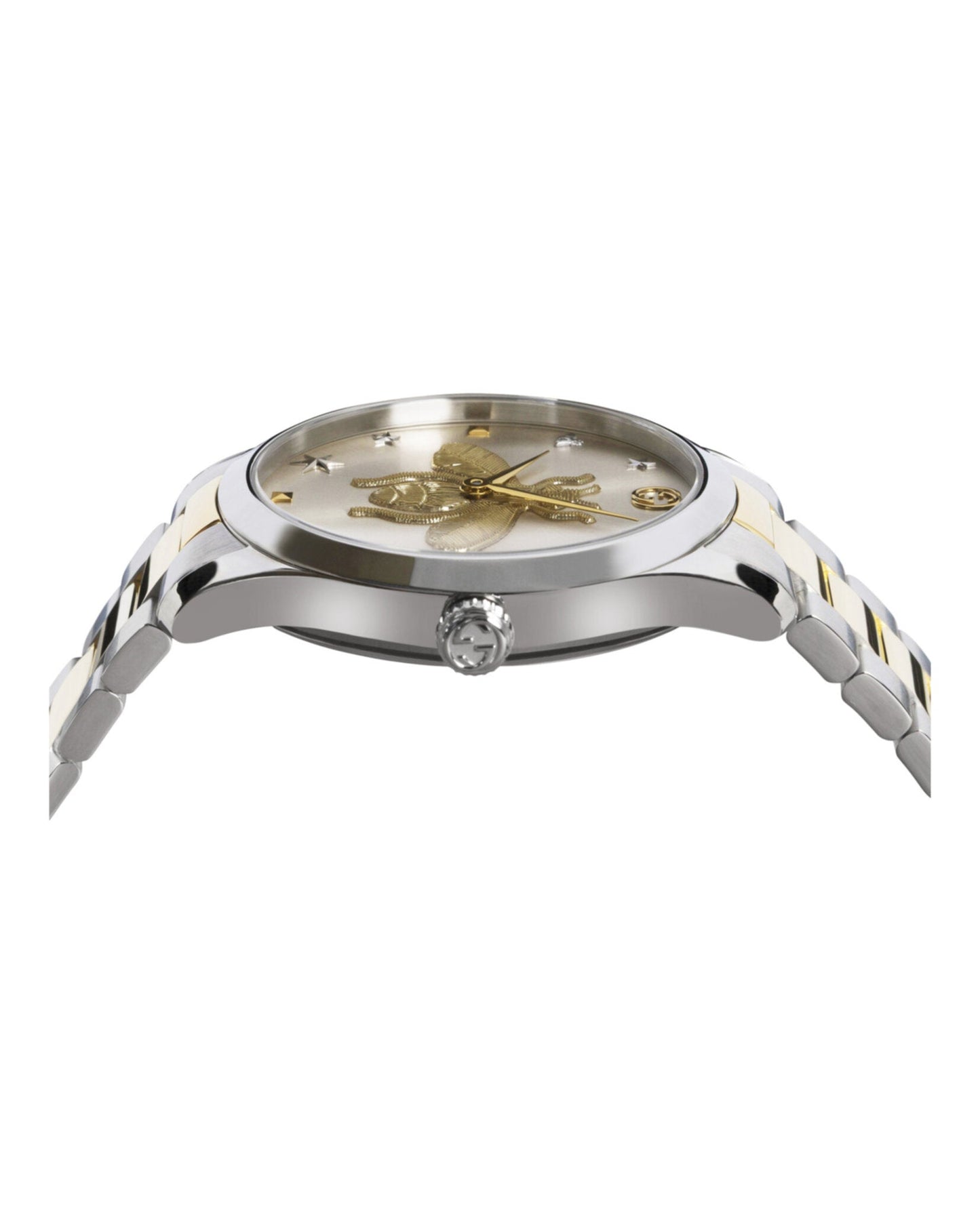 Gucci Unisex-Adult  Two Tone 38mm Bracelet Fashion Watch