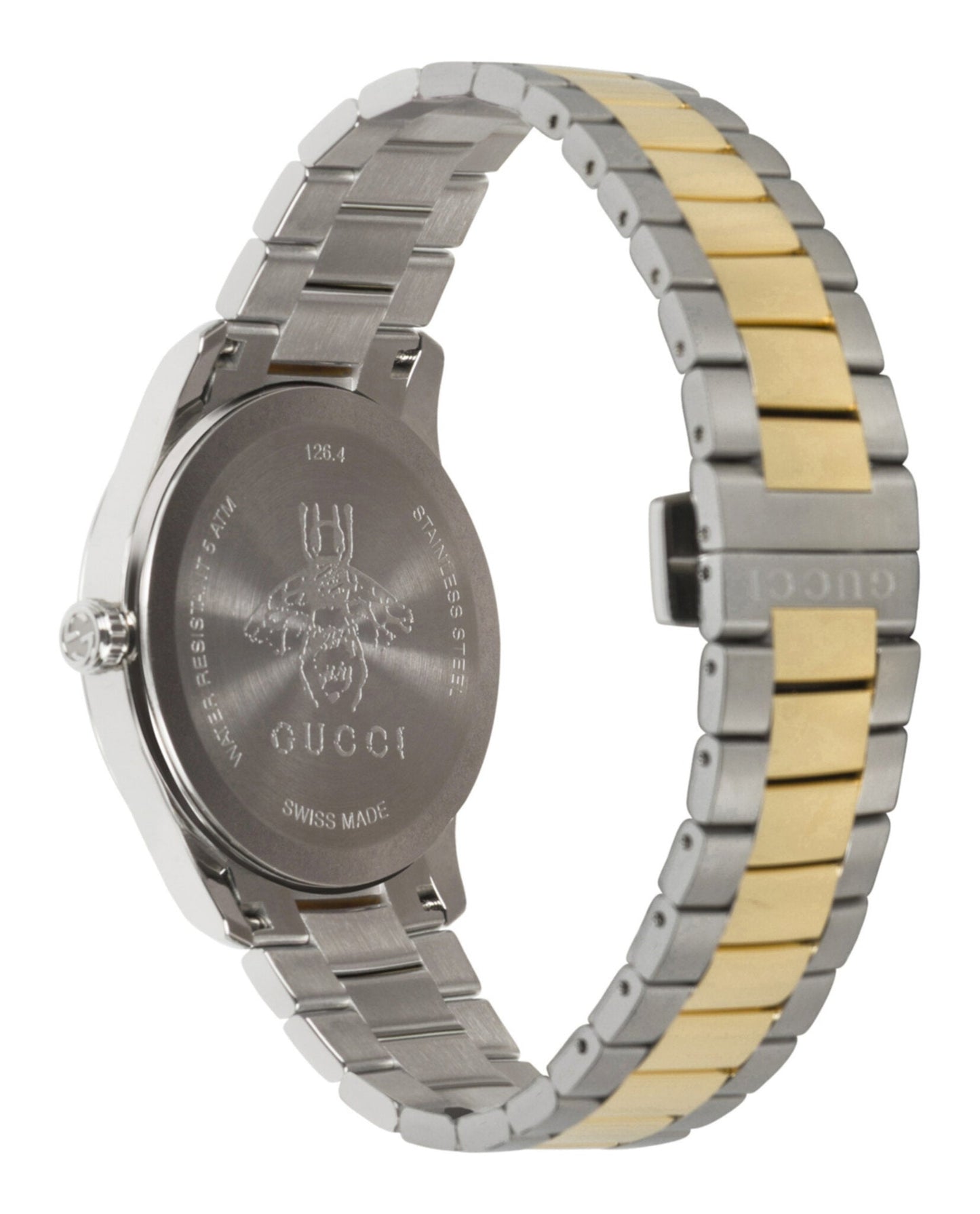Gucci Unisex-Adult  Two Tone 38mm Bracelet Fashion Watch