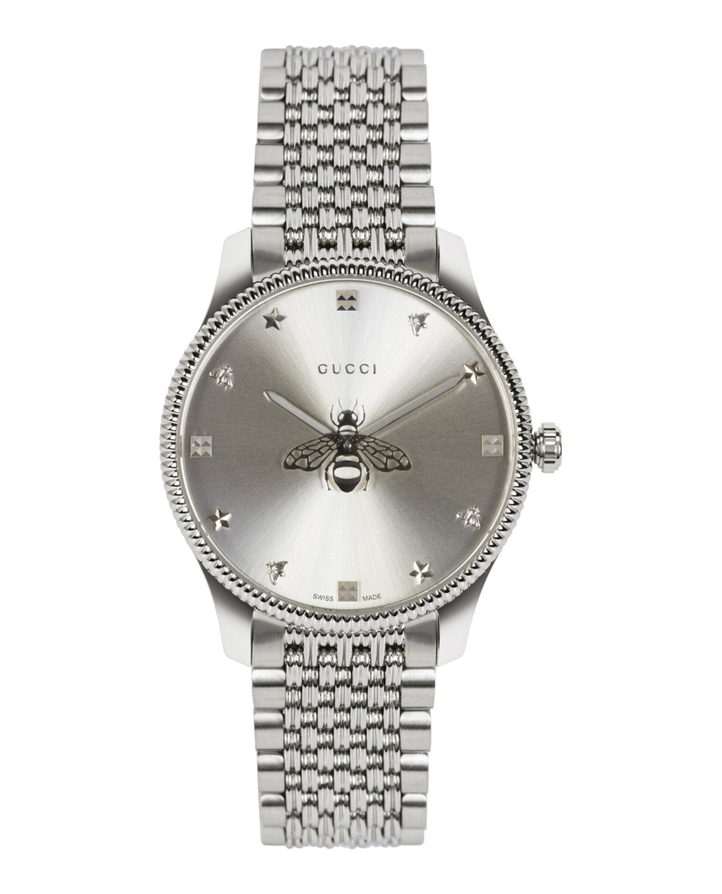 Gucci Womens  Stainless Steel 36mm Bracelet Fashion Watch