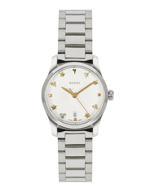 Gucci Womens  Stainless Steel 27mm Bracelet Fashion Watch