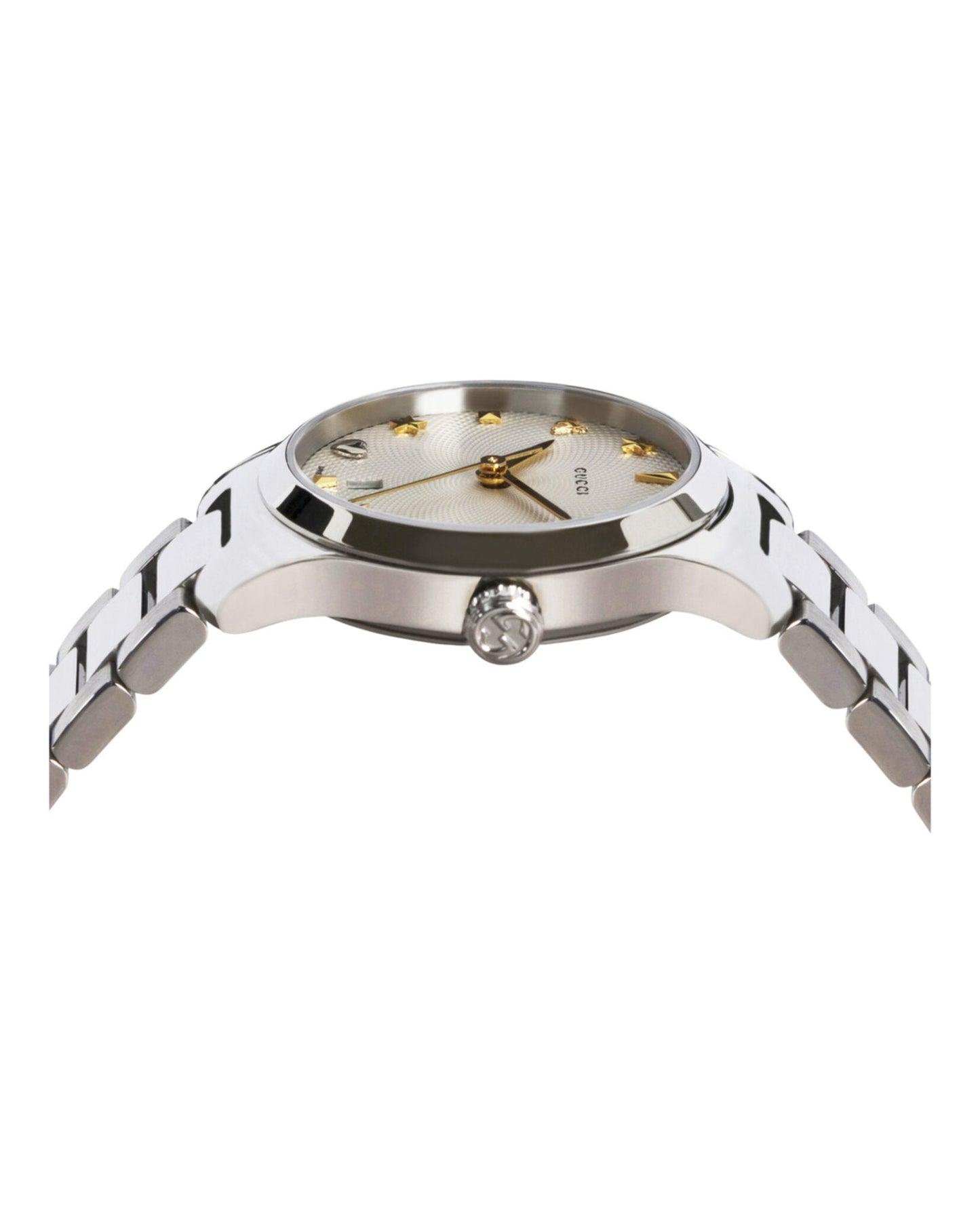 Gucci Womens  Stainless Steel 27mm Bracelet Fashion Watch