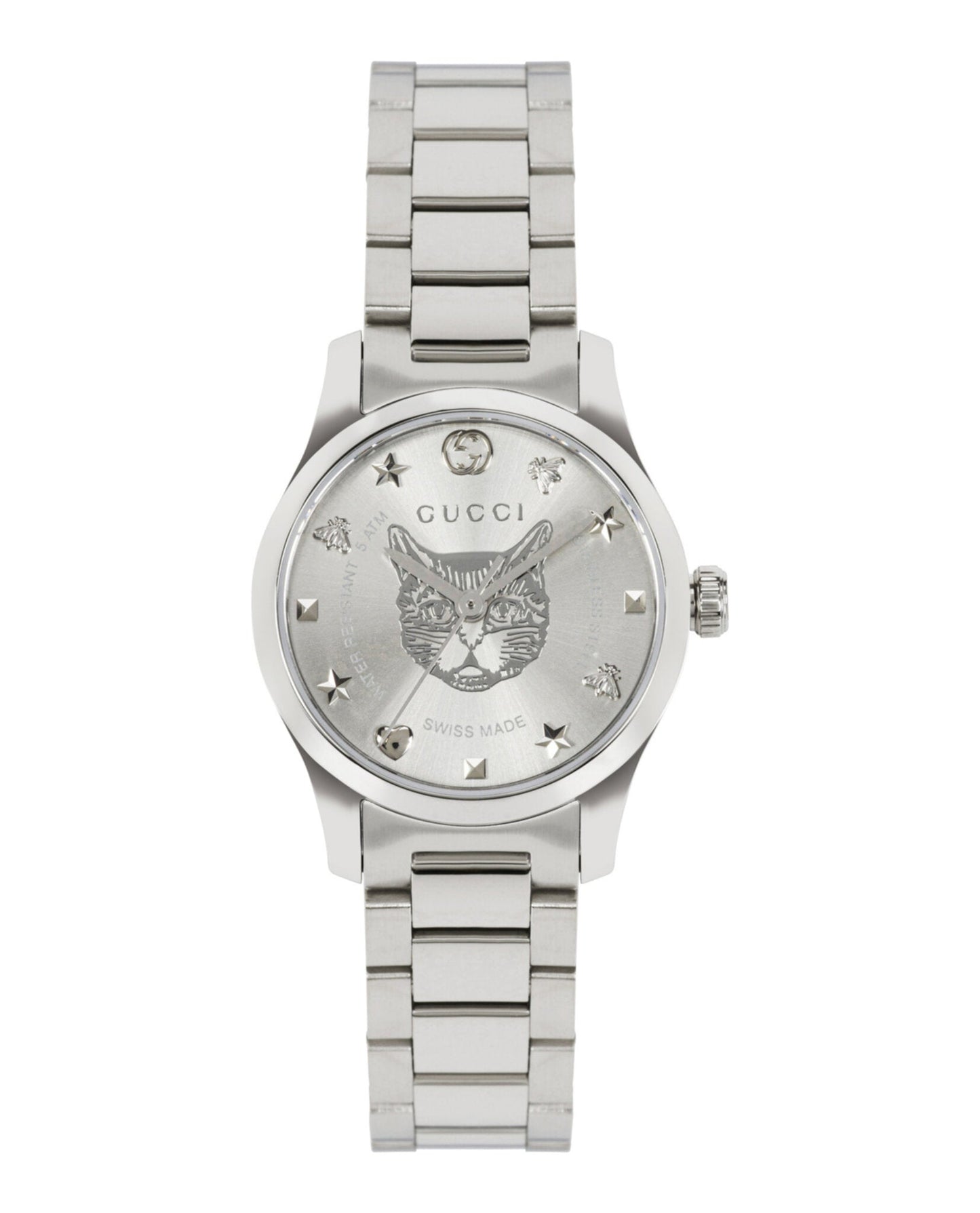 Gucci Womens  Stainless Steel 27mm Bracelet Fashion Watch