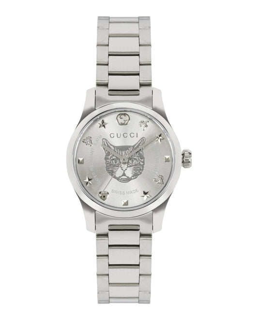 Gucci Womens  Stainless Steel 27mm Bracelet Fashion Watch