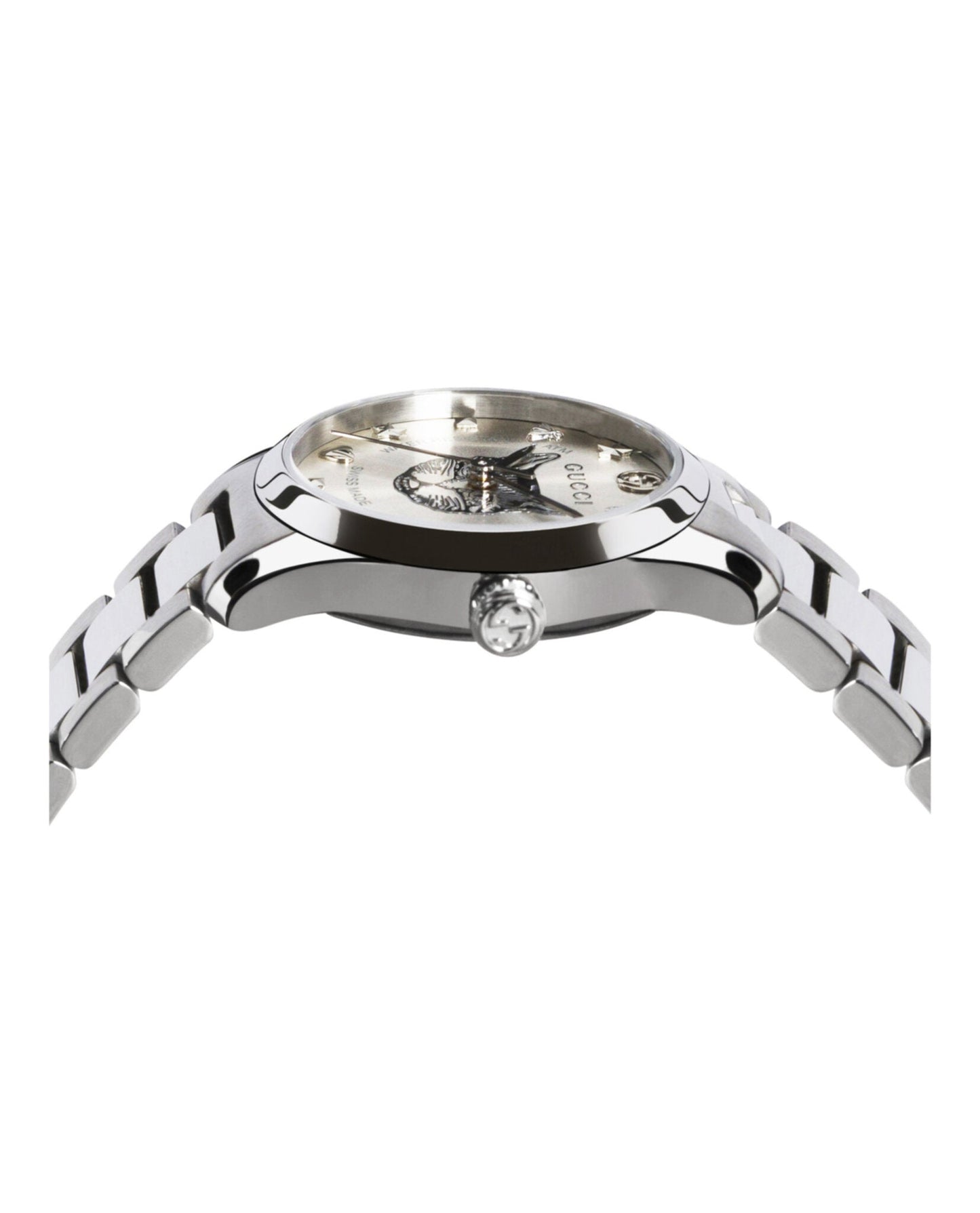 Gucci Womens  Stainless Steel 27mm Bracelet Fashion Watch