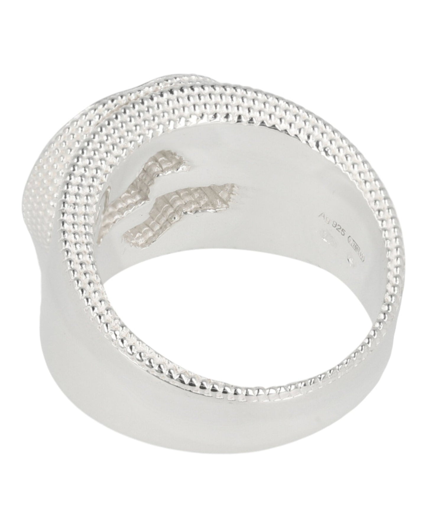 Gucci Unisex-Adult Sterling Silver Interlocking G Ring