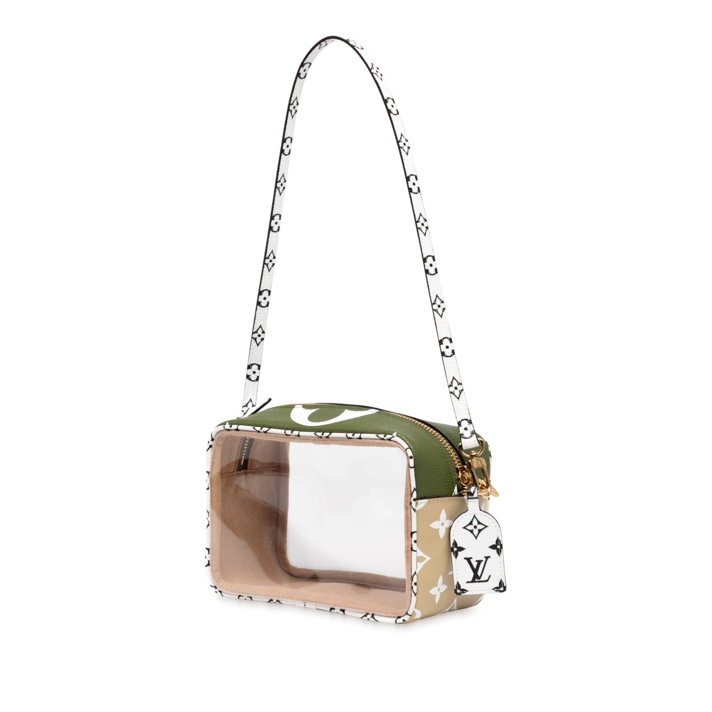 Green Louis Vuitton Monogram Giant Jungle Beach Pouch Shoulder Bag