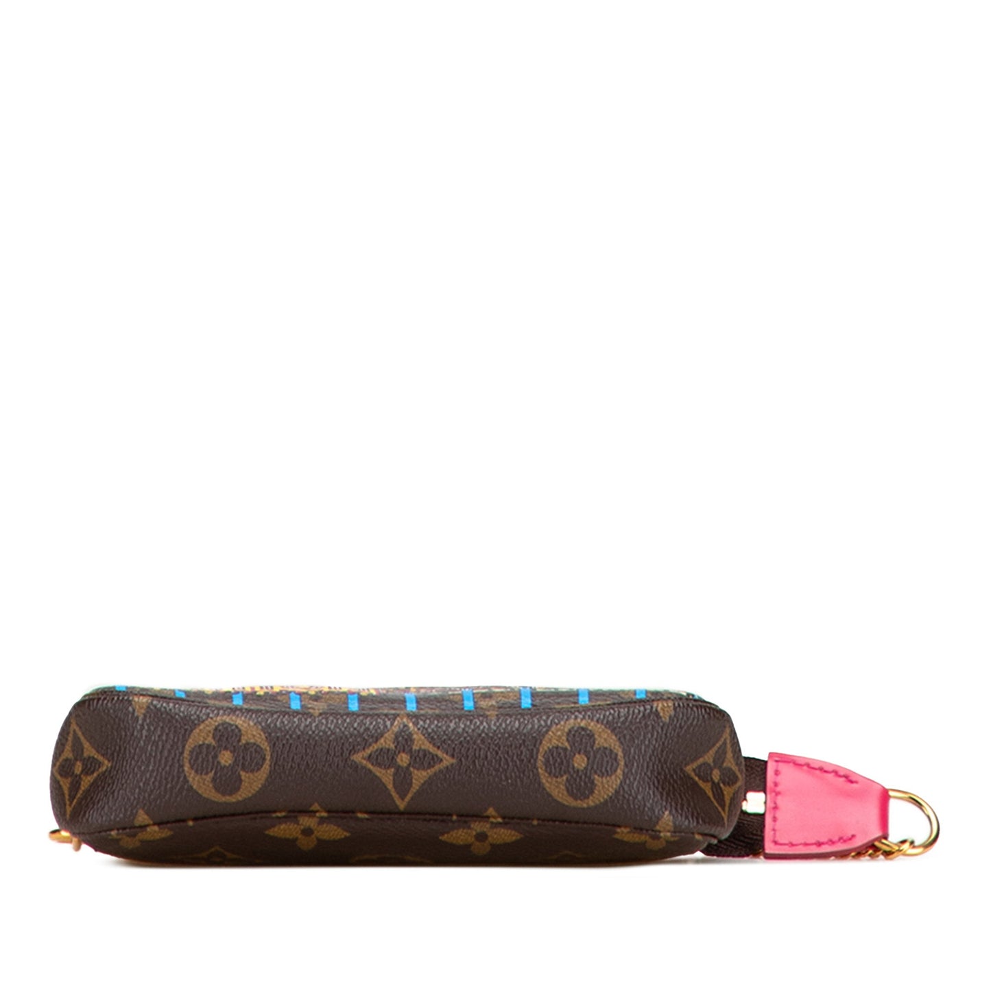 Brown Louis Vuitton Monogram Vivienne Christmas Roller Coaster Mini Pochette Accessoires Handbag