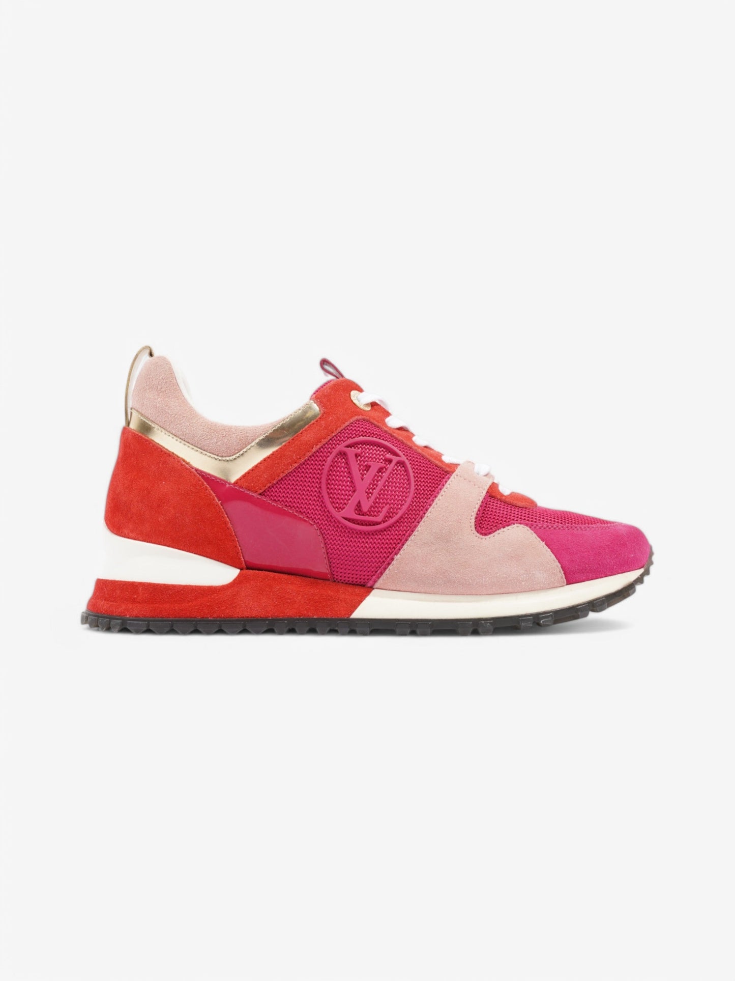 Louis Vuitton Run Away Pink / Red / White Mesh EU 37.5 UK 4.5