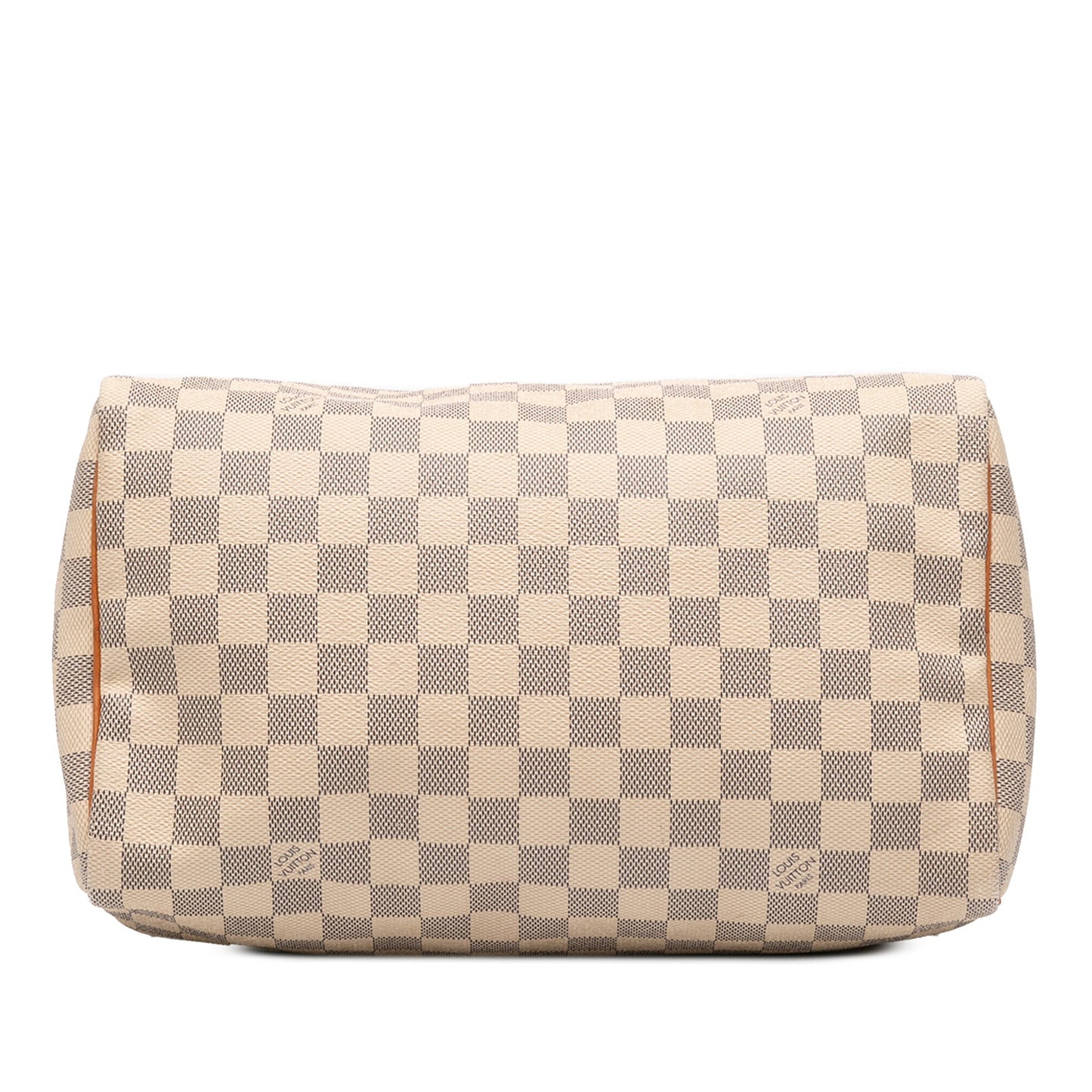 White Louis Vuitton Damier Azur Speedy 30 Boston Bag