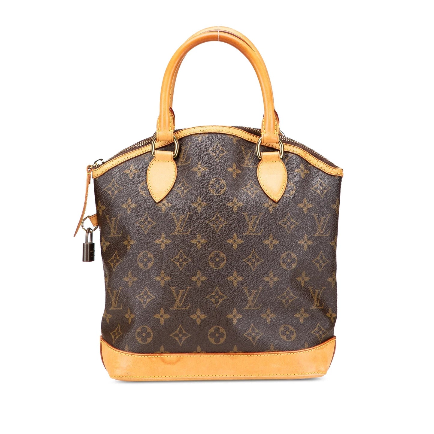Brown Louis Vuitton Monogram Lockit PM Handbag