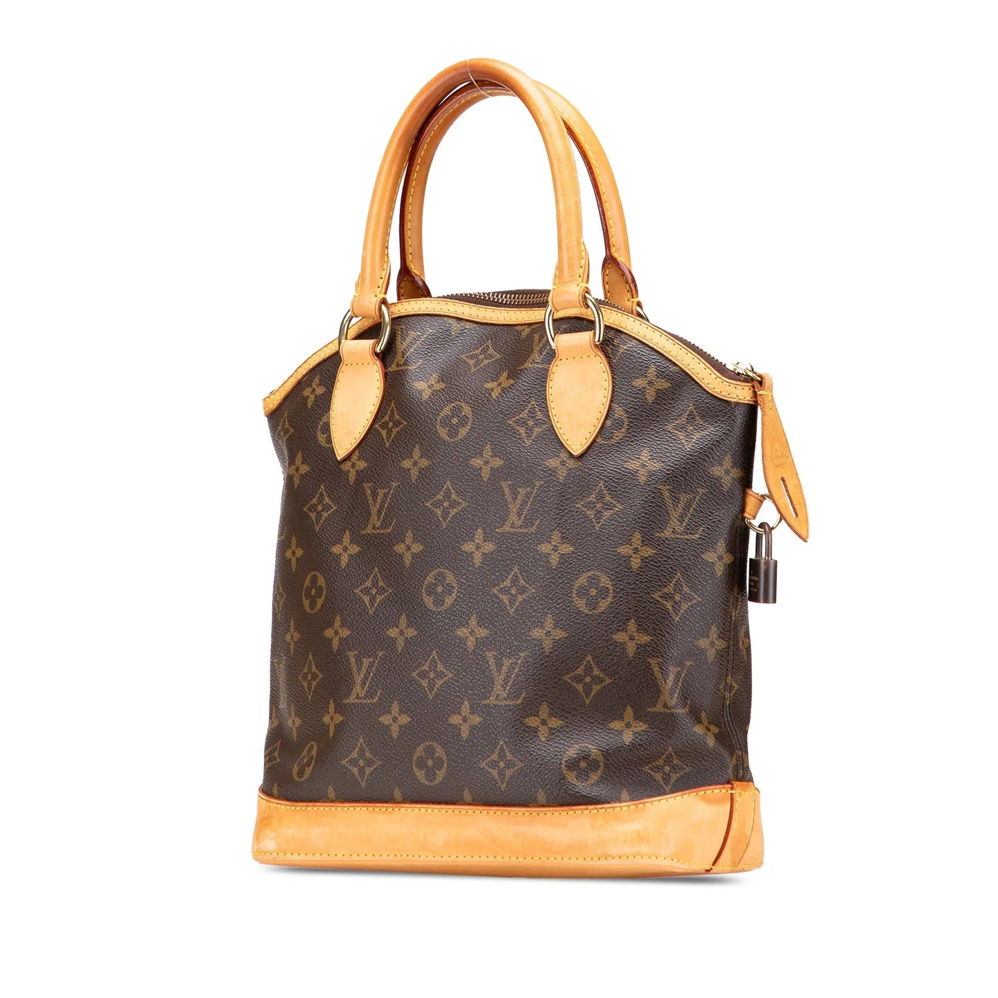 Brown Louis Vuitton Monogram Lockit PM Handbag