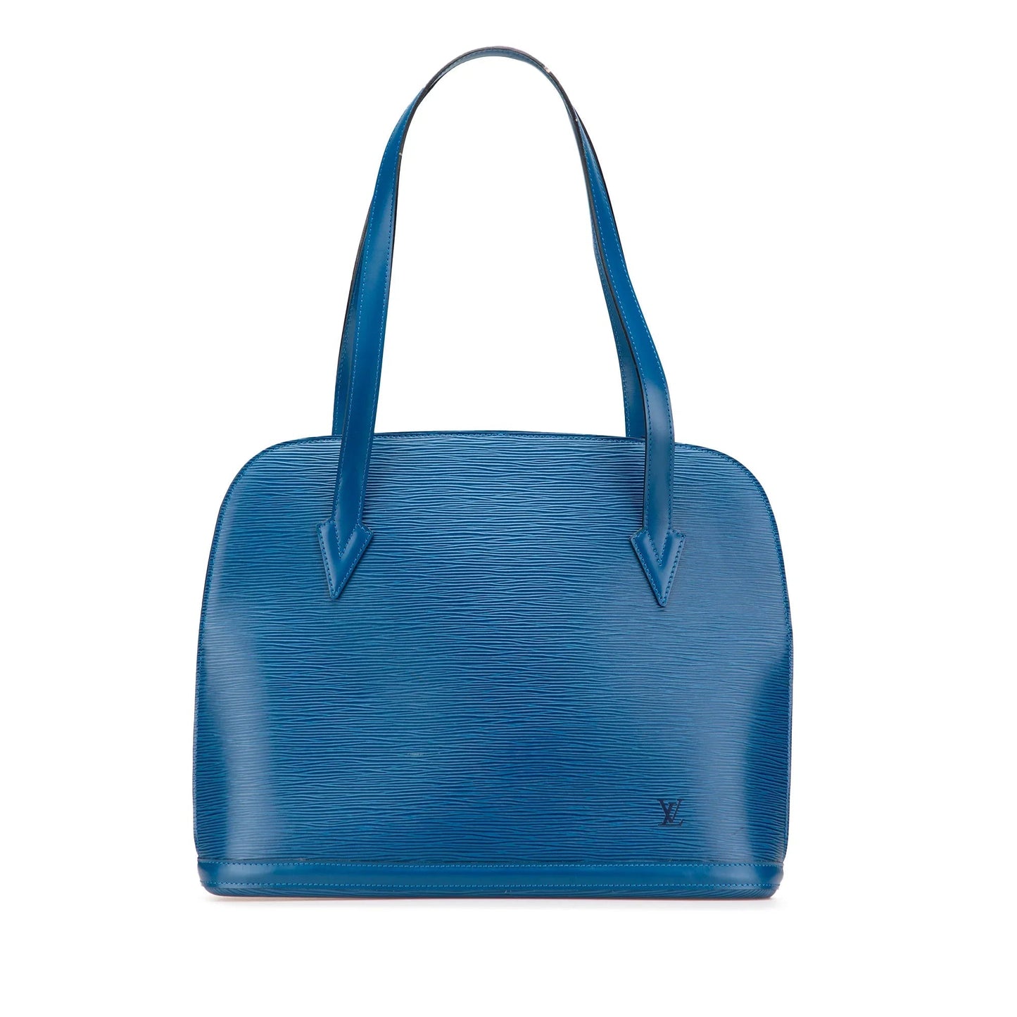 Blue Louis Vuitton Epi Lussac Shoulder Bag