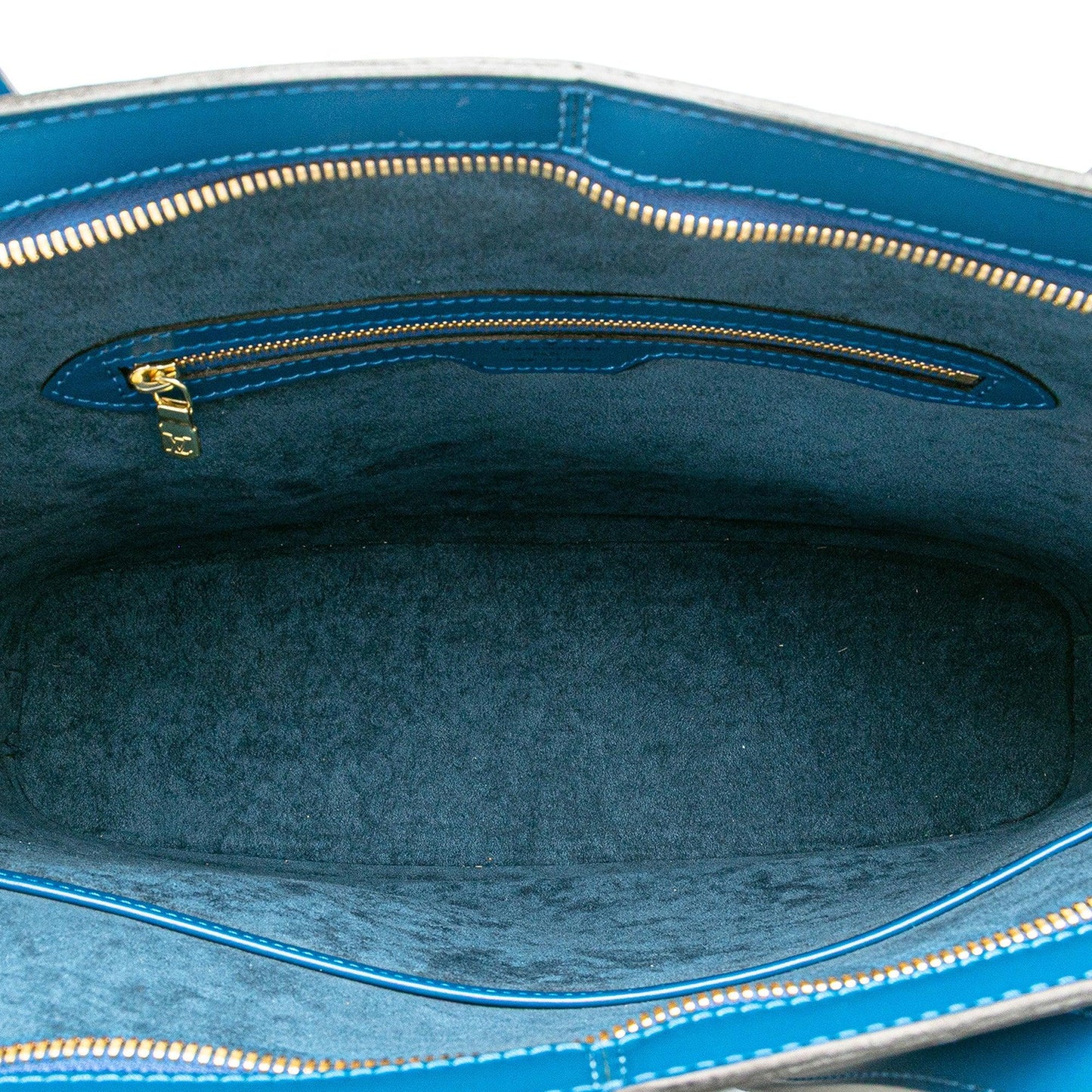 Blue Louis Vuitton Epi Lussac Shoulder Bag