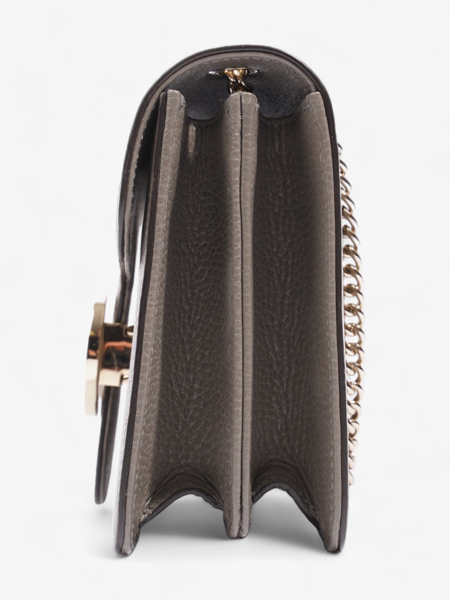 Gucci Interlocking Bag Grey Leather Small