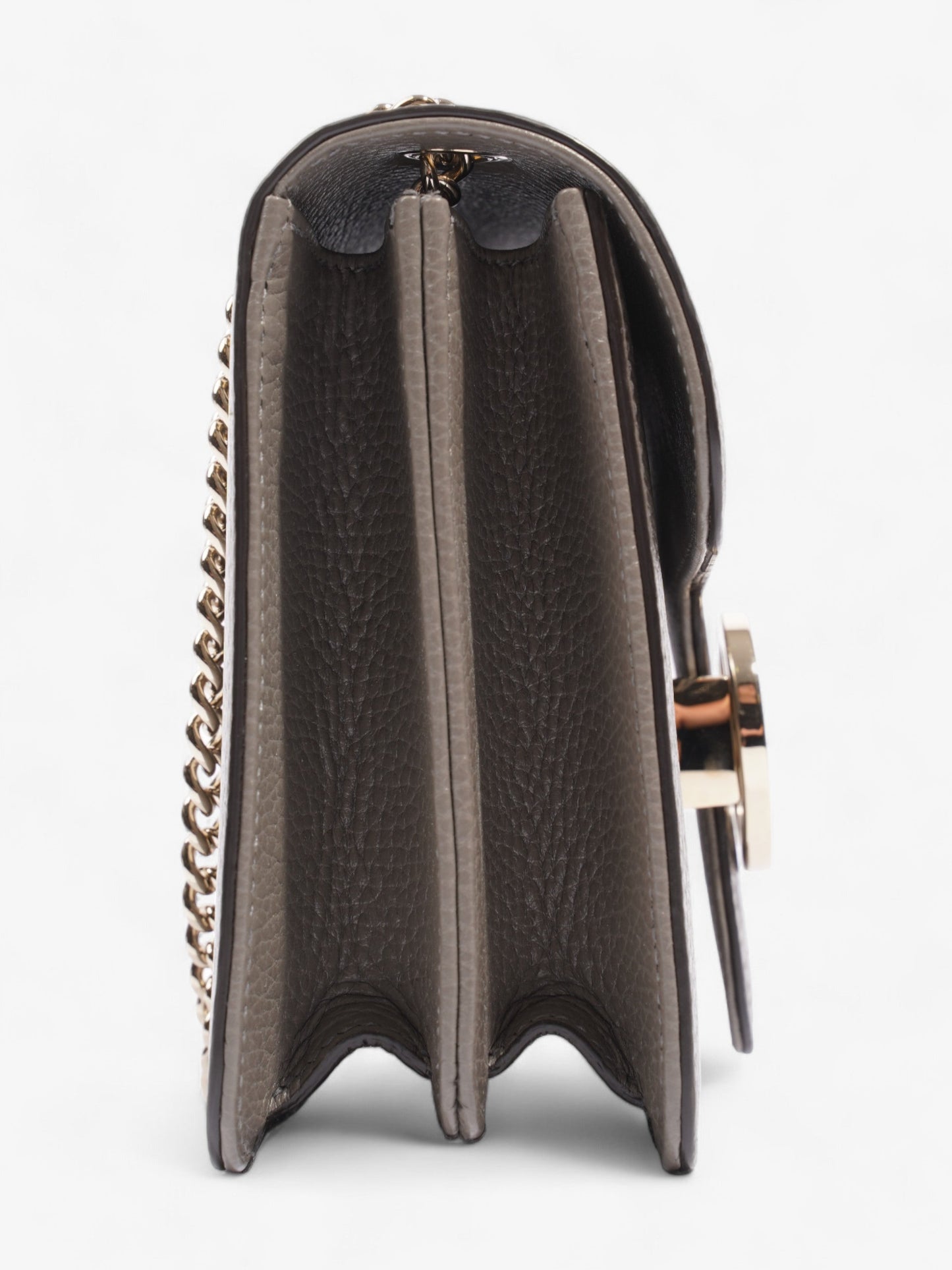Gucci Interlocking Bag Grey Leather Small