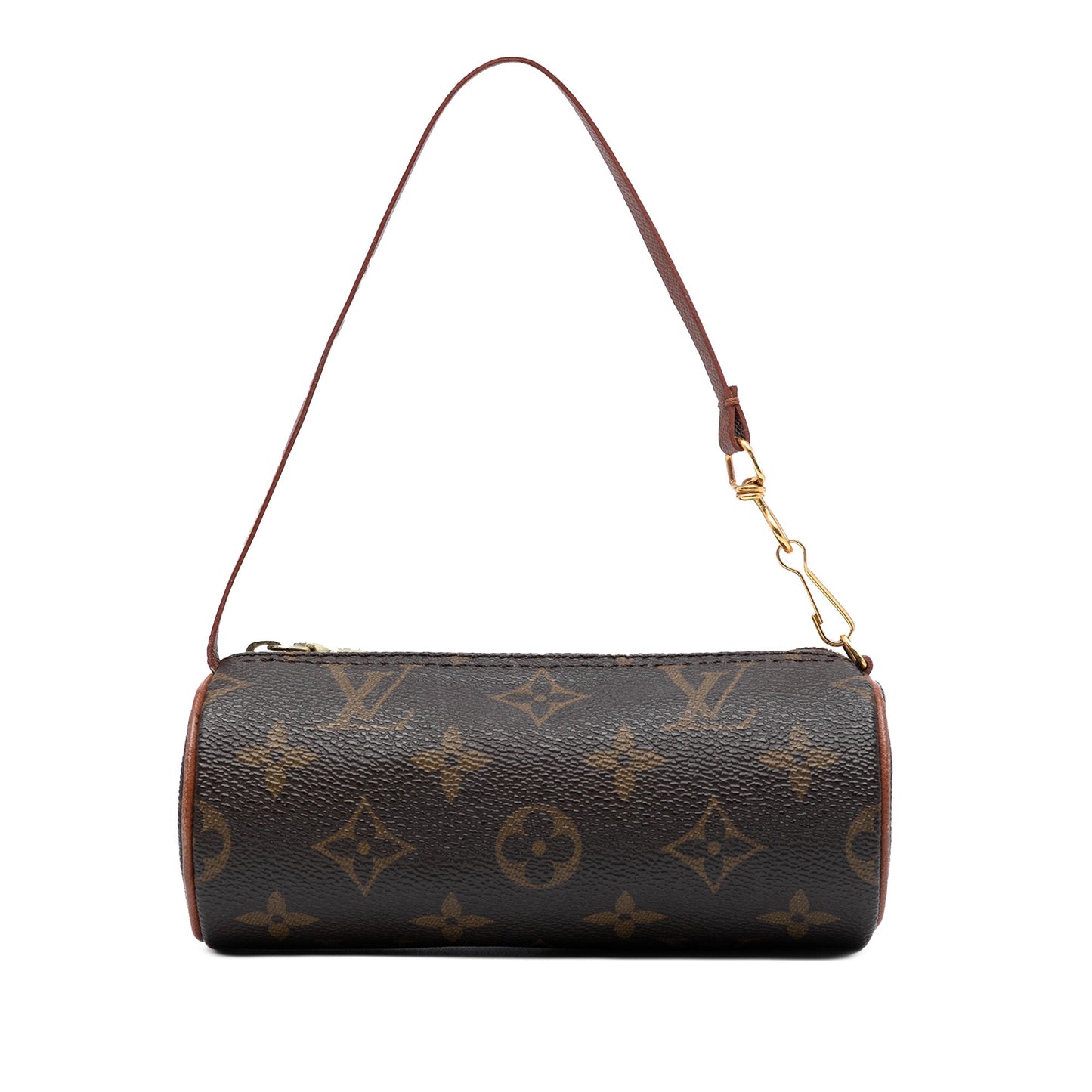 Brown Louis Vuitton Monogram Papillon Pochette Handbag