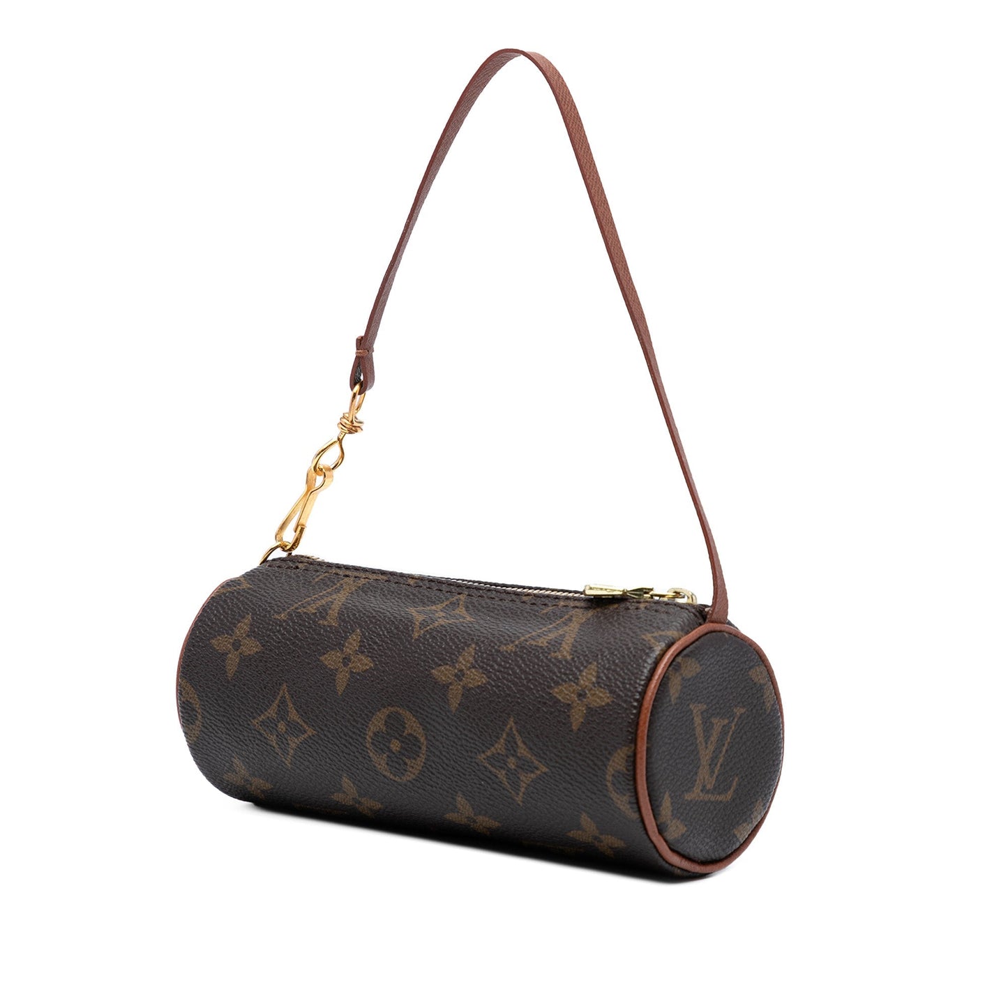 Brown Louis Vuitton Monogram Papillon Pochette Handbag
