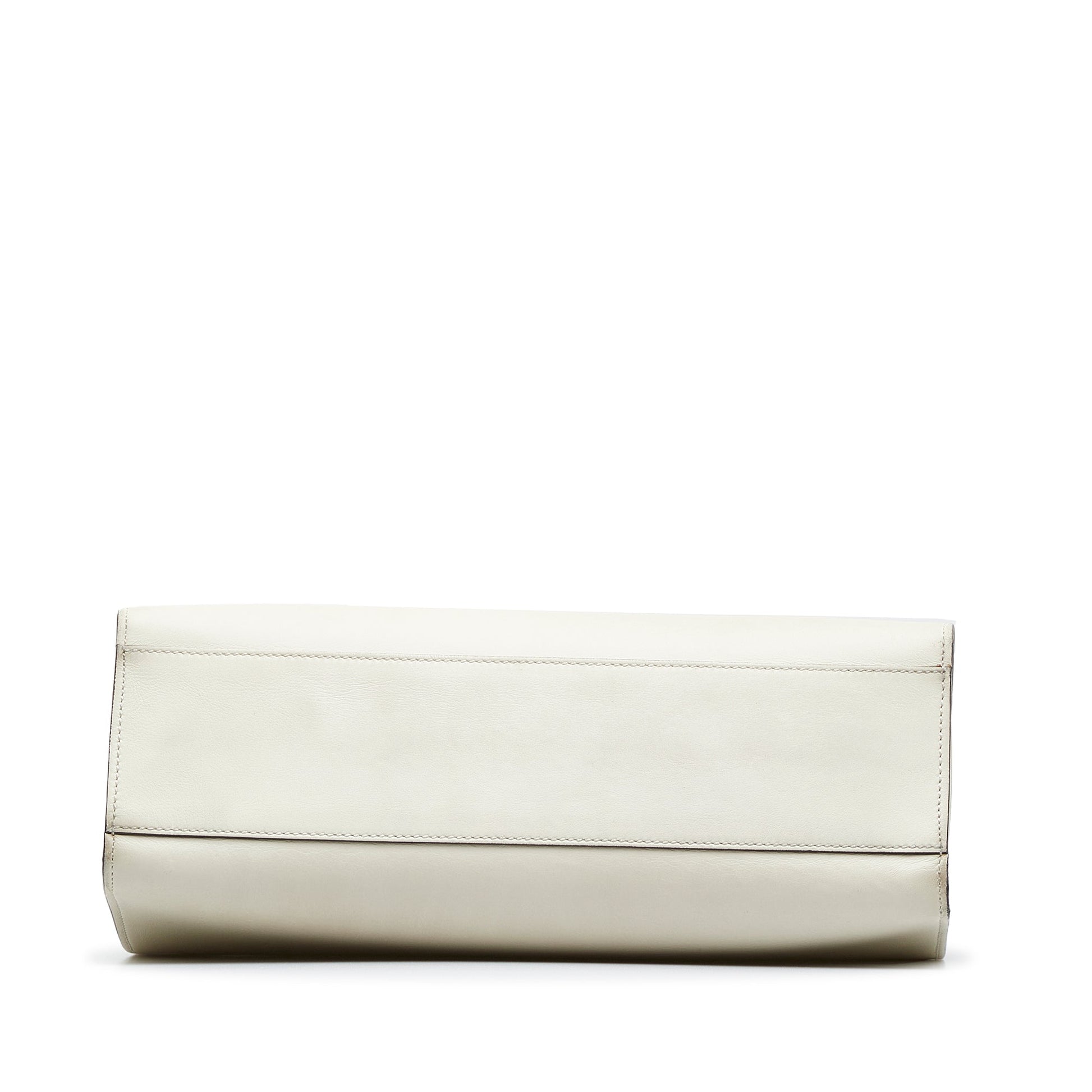 Gucci White Leather Tote Style 1