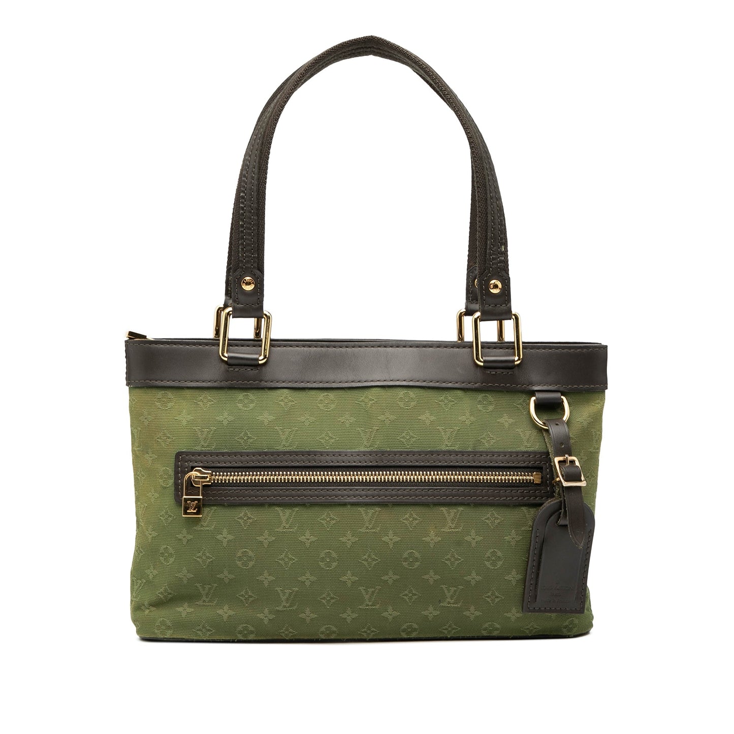 Green Louis Vuitton Monogram Mini Lin Lucille PM Shoulder Bag