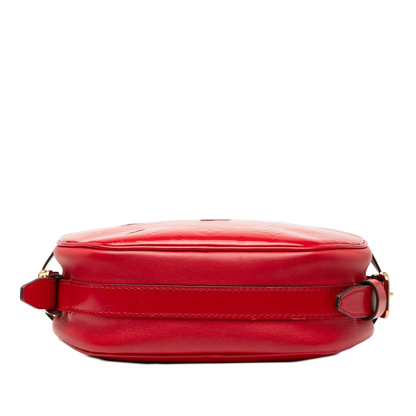Red Louis Vuitton Monogram Vernis Boite Chapeau Souple PM Crossbody Bag