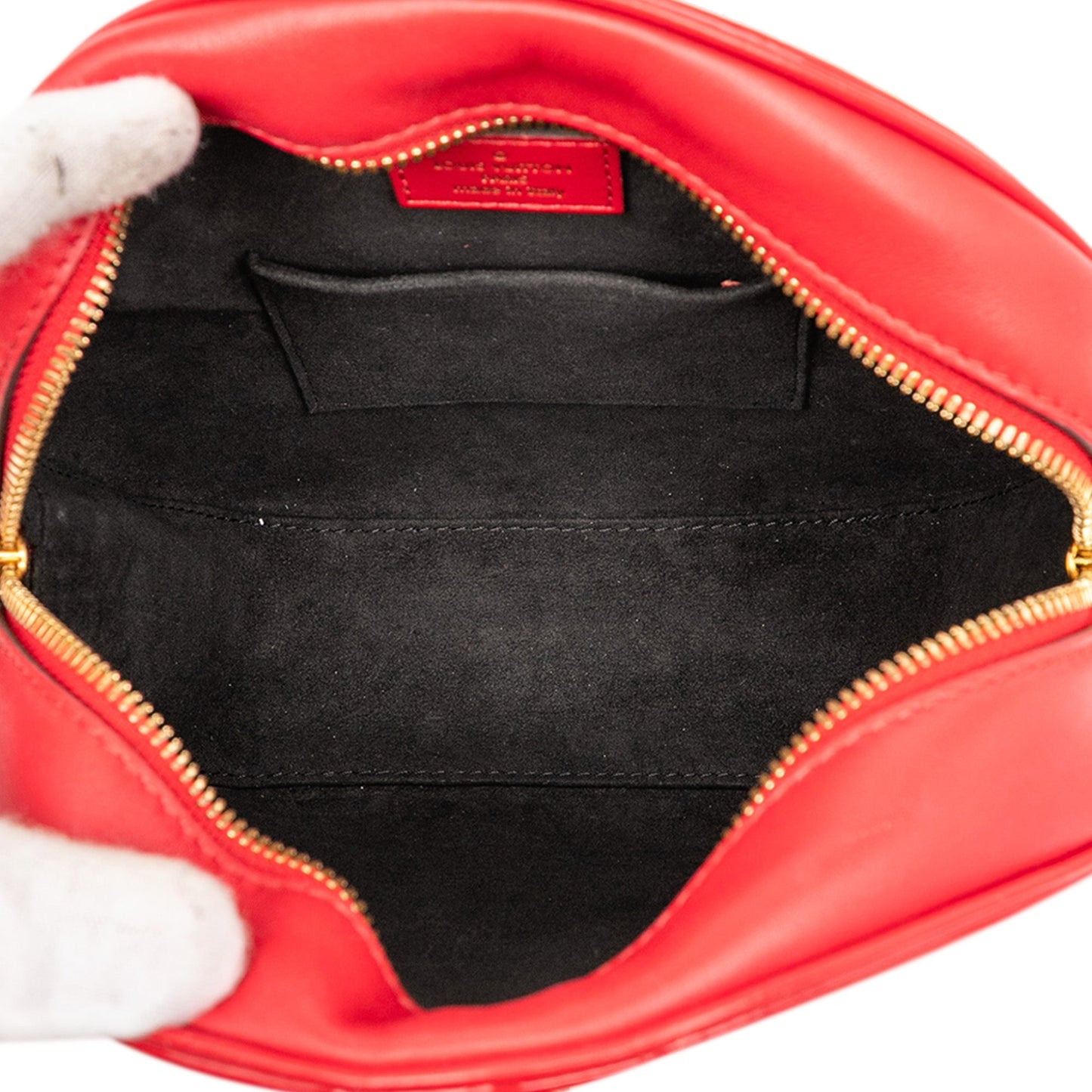 Red Louis Vuitton Monogram Vernis Boite Chapeau Souple PM Crossbody Bag