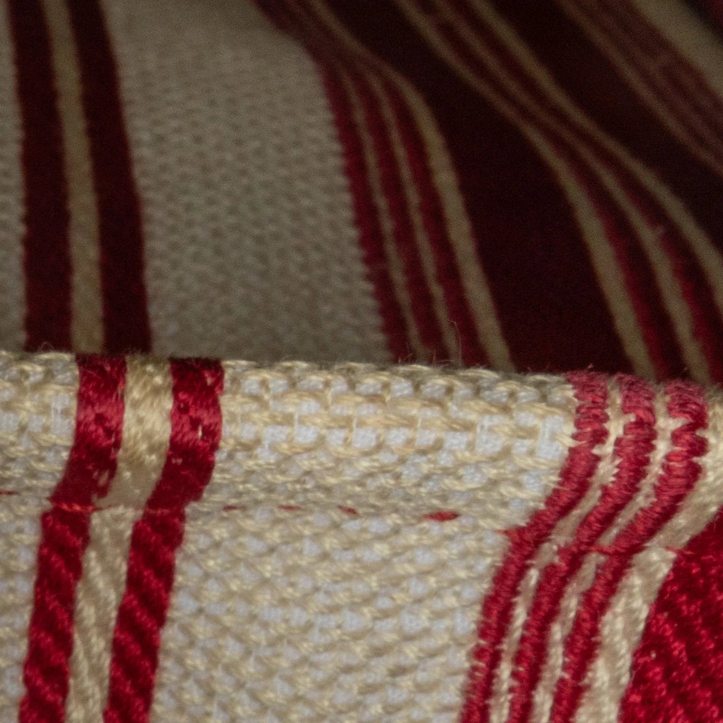 Red Dior Large Striped Book Tote