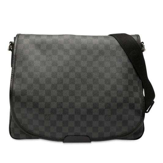 Black Louis Vuitton Damier Graphite Daniel GM Crossbody Bag