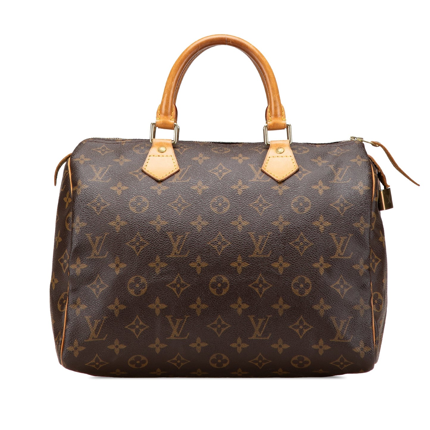 Brown Louis Vuitton Monogram Speedy 30 Boston Bag