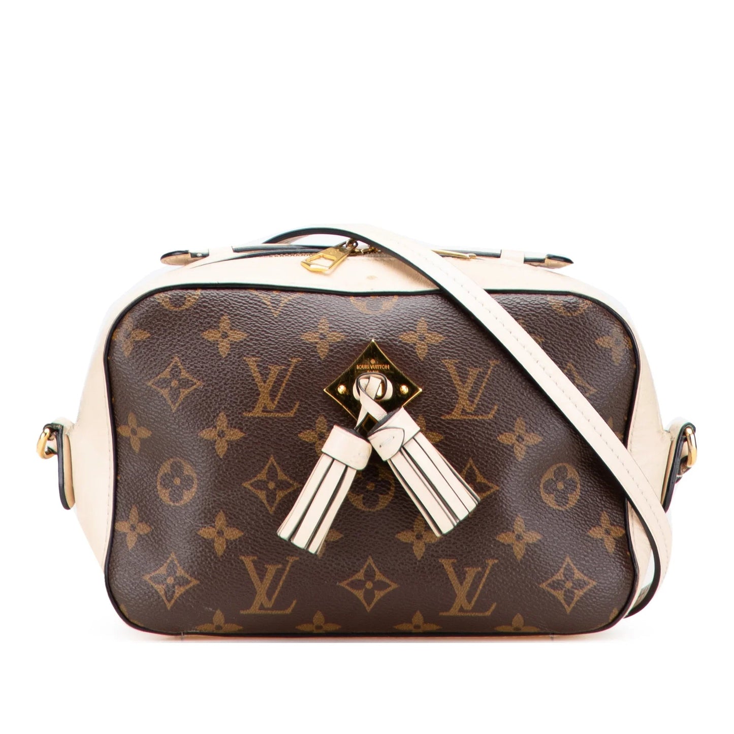 Brown Louis Vuitton Monogram Saintonge Crossbody Bag