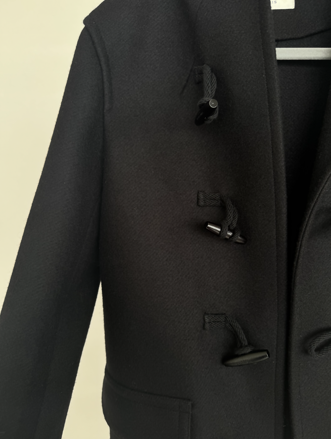 Saint Laurent short wool duffle coat