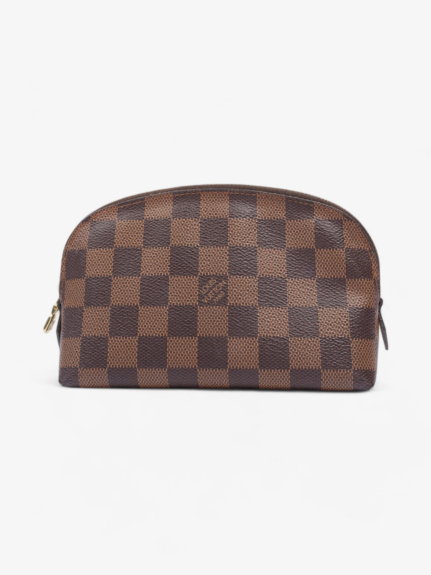 Louis Vuitton Pochette Cosmetic Damier Ebene Coated Canvas