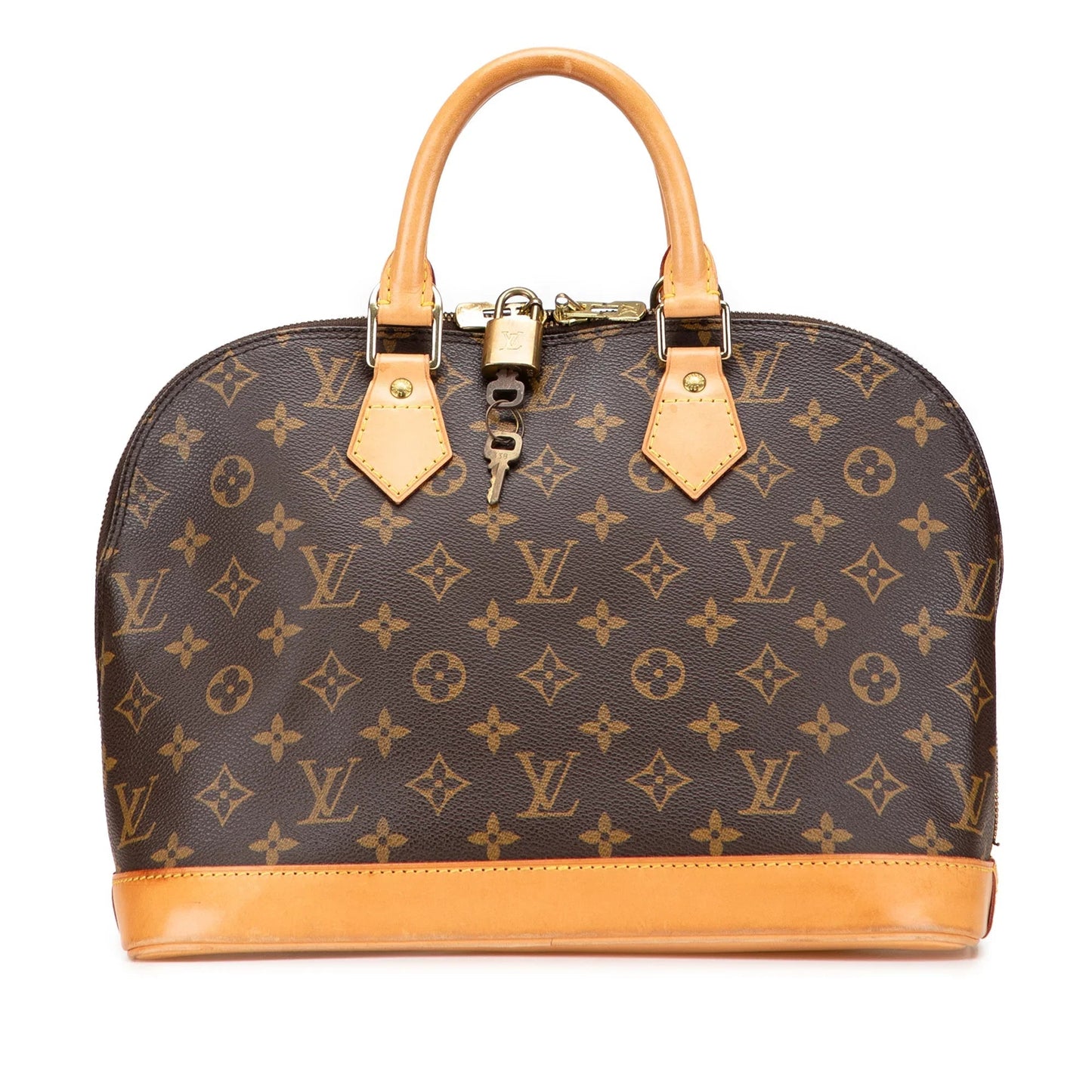 Brown Louis Vuitton Monogram Alma PM Handbag